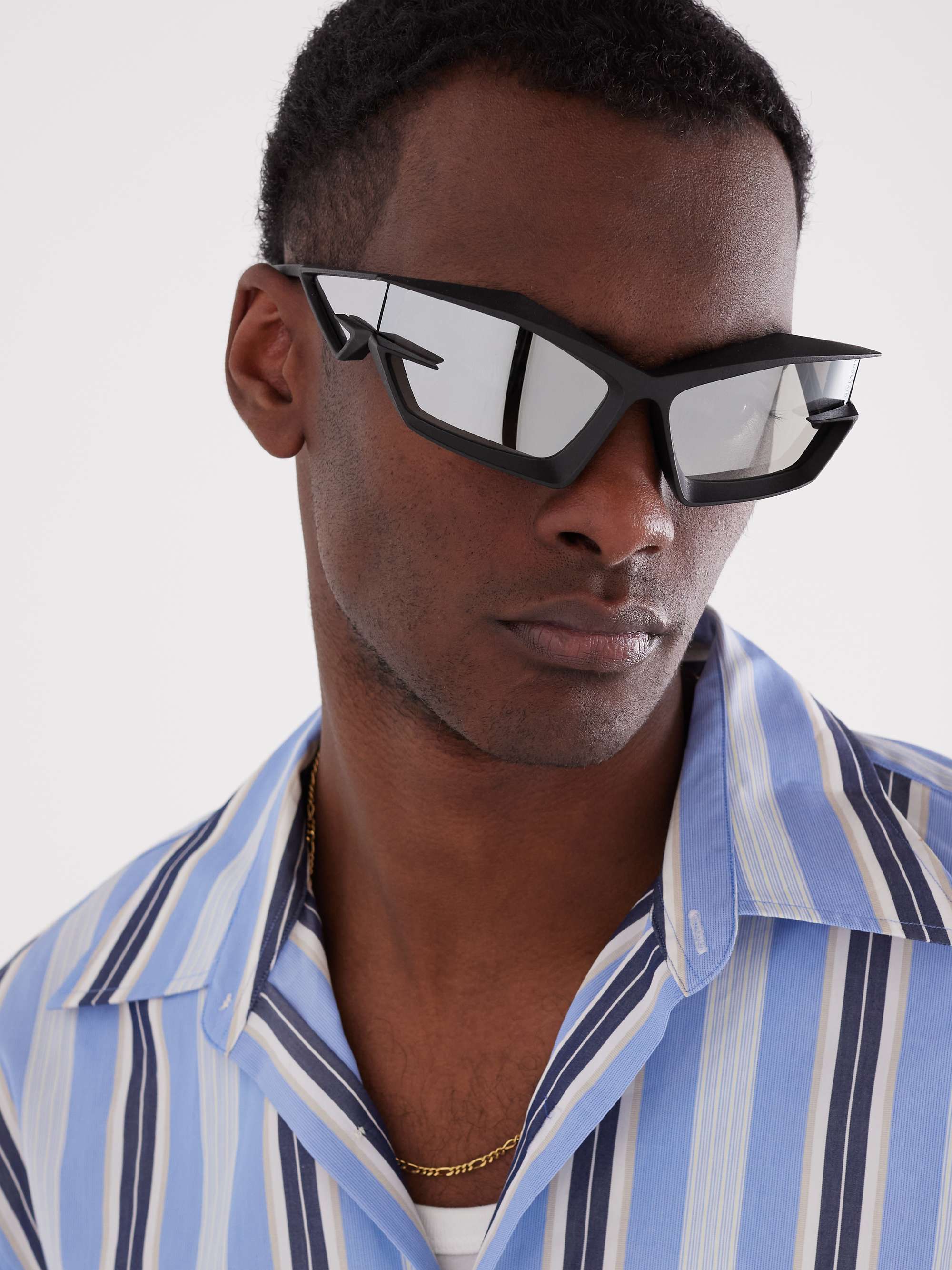 GIVENCHY Injected Cat-Eye Nylon Sunglasses for Men | MR PORTER