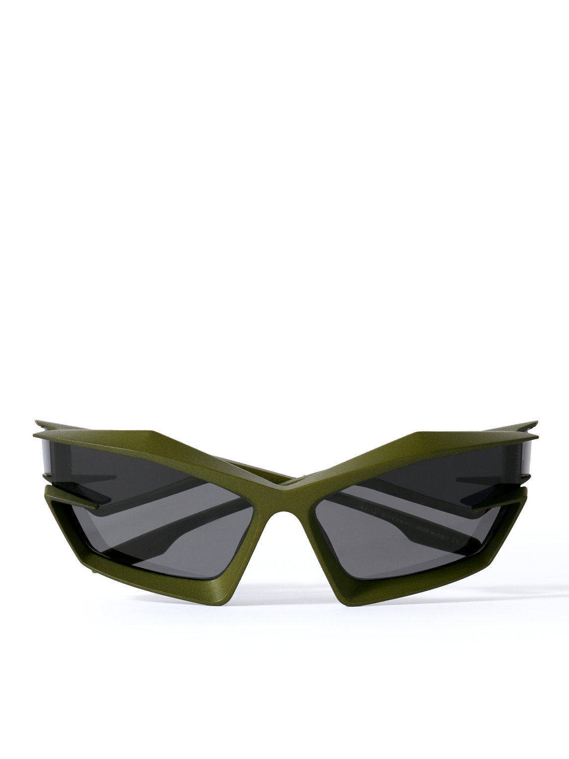 Givenchy Injected Cat-eye Acetate Sunglasses In Green