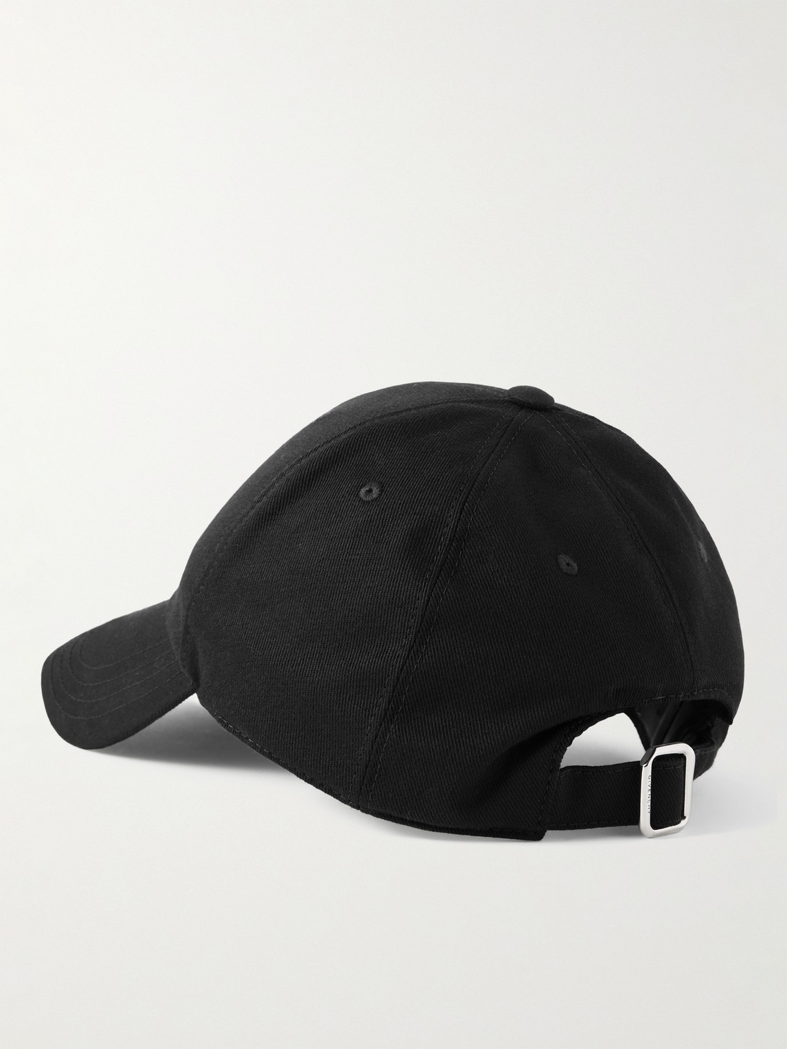 Shop Givenchy Logo-embroidered Cotton-blend Twill Baseball Cap In Black