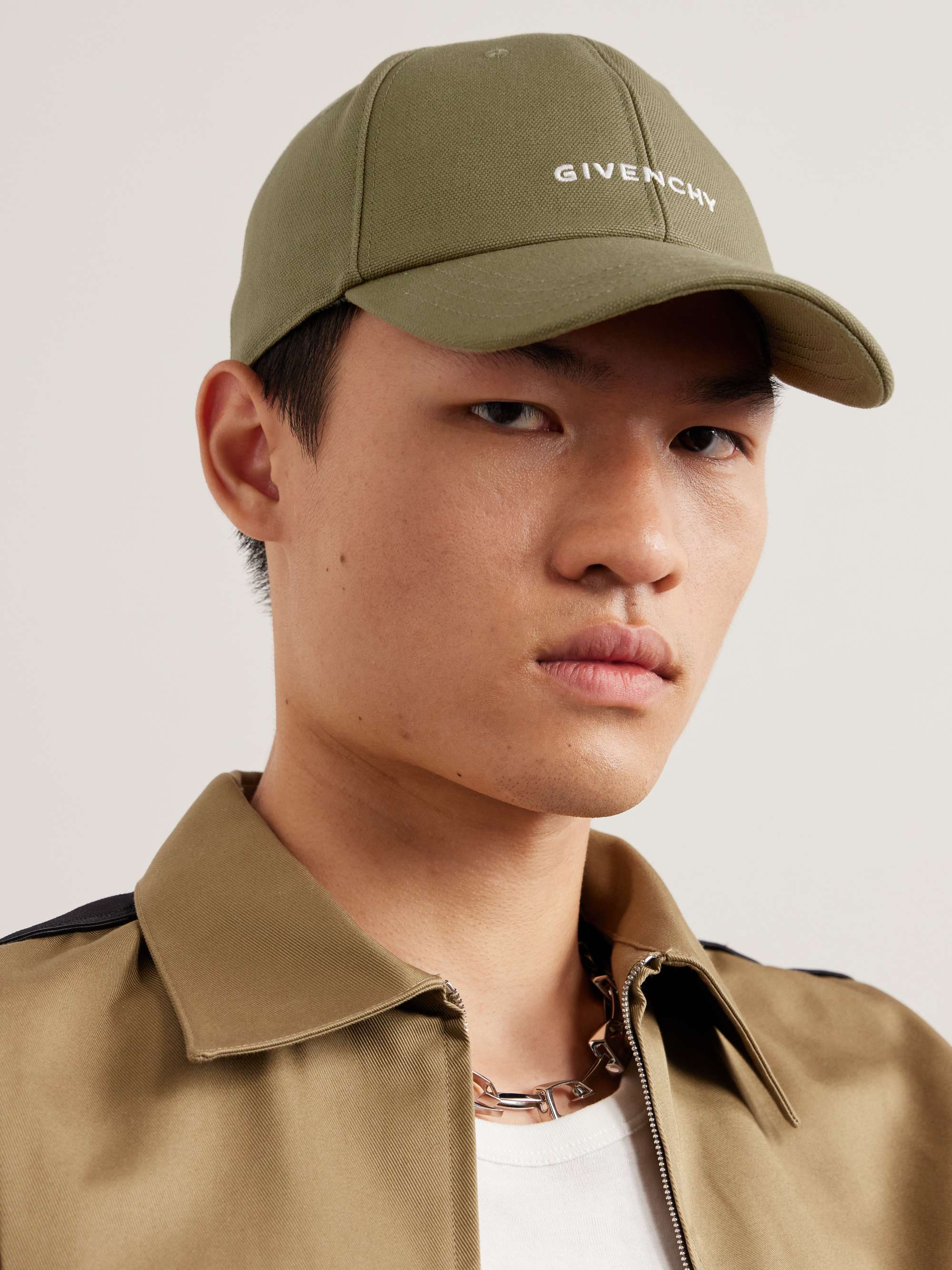 GIVENCHY Logo-Embroidered Cotton Baseball Cap | MR PORTER