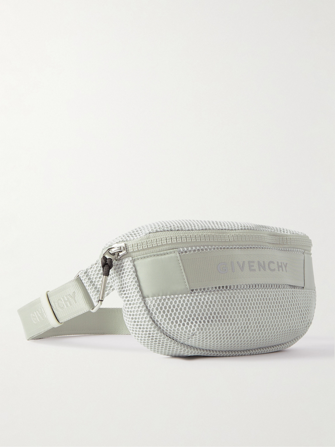 GIVENCHY G-TREK LOGO-PRINT MESH BELT BAG