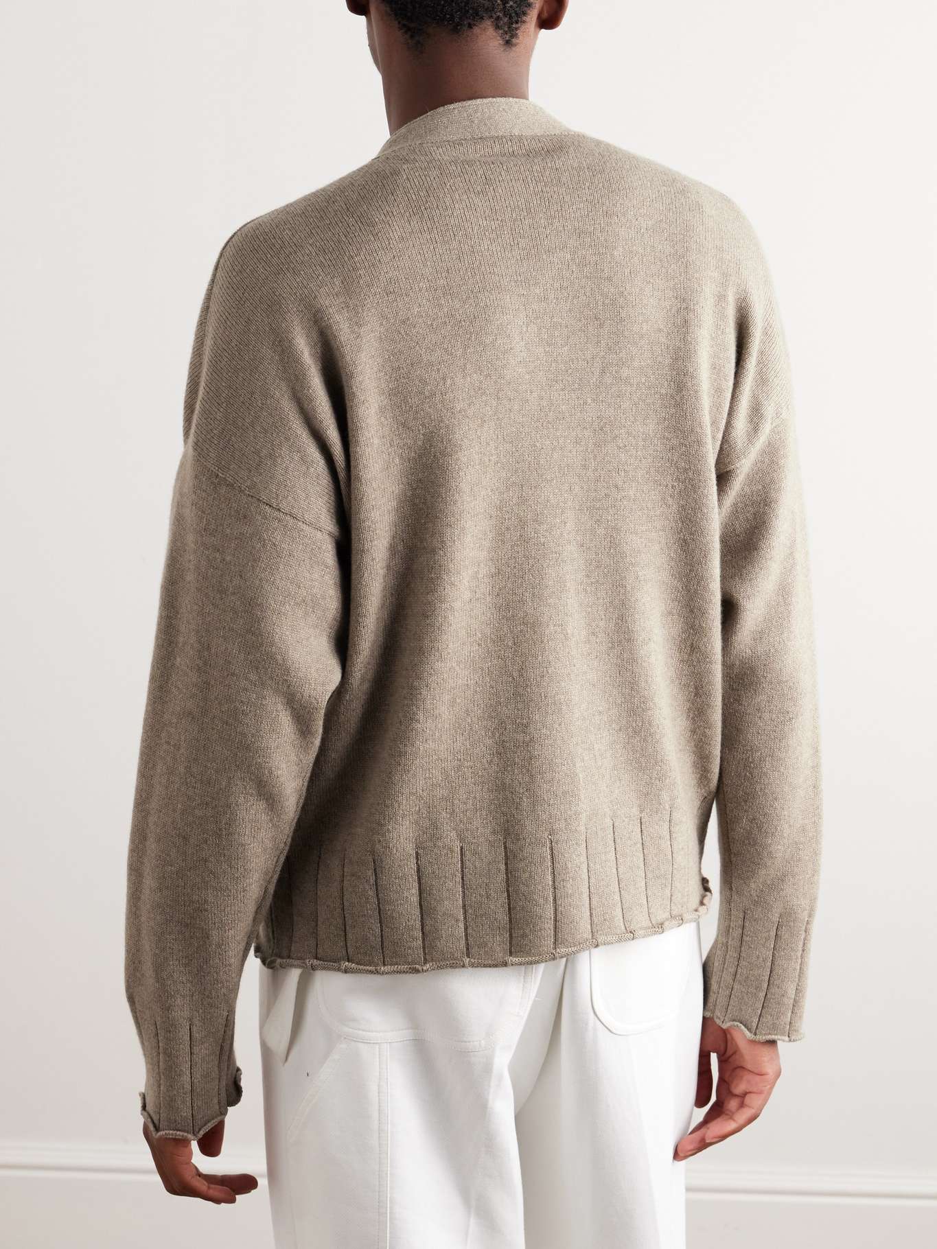 Chemise Stoffa Cachemire Marron Taille 50 - Occasion Très Bon état (Italie)