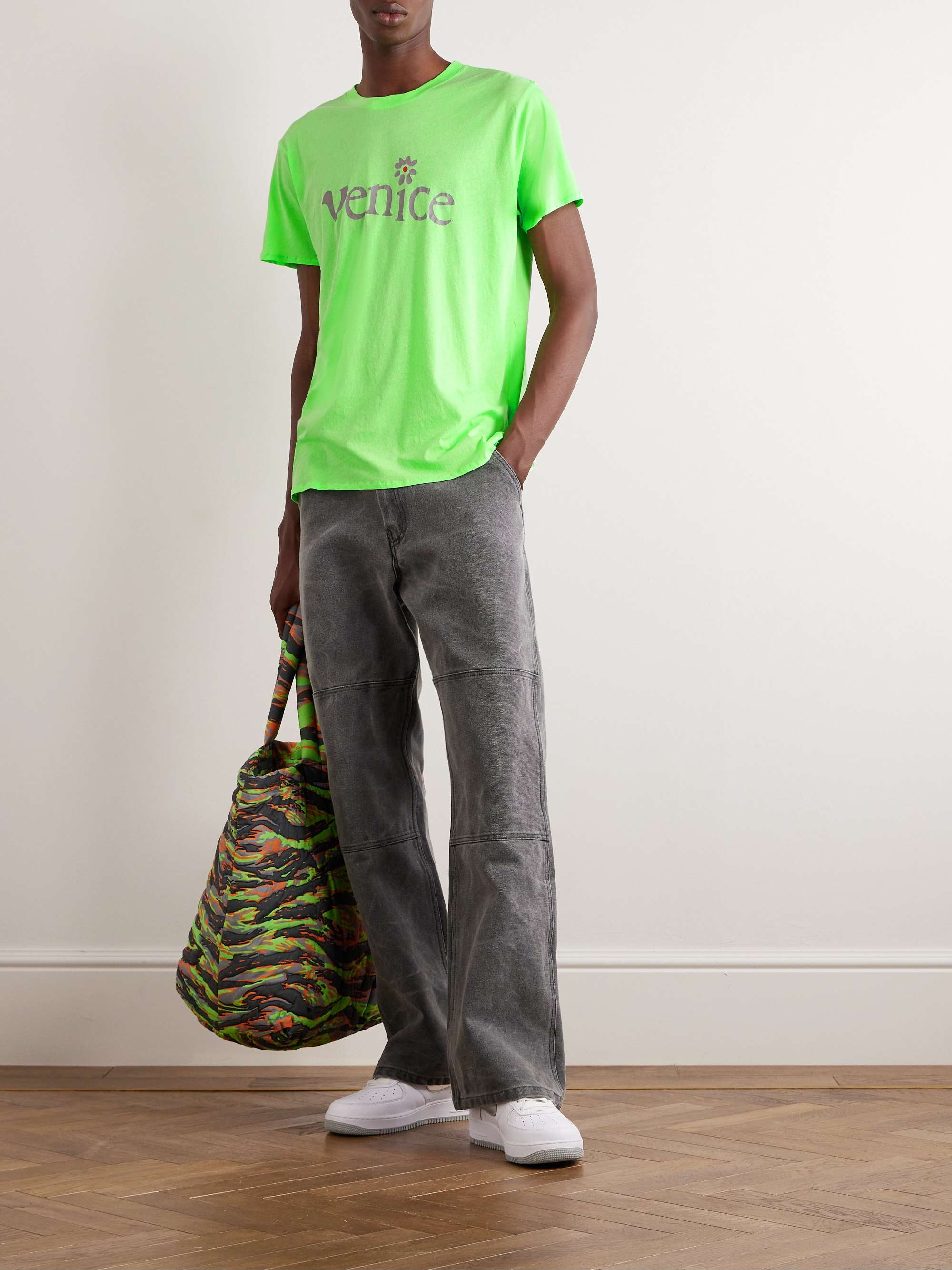 ERL Printed Cotton-Jersey T-Shirt