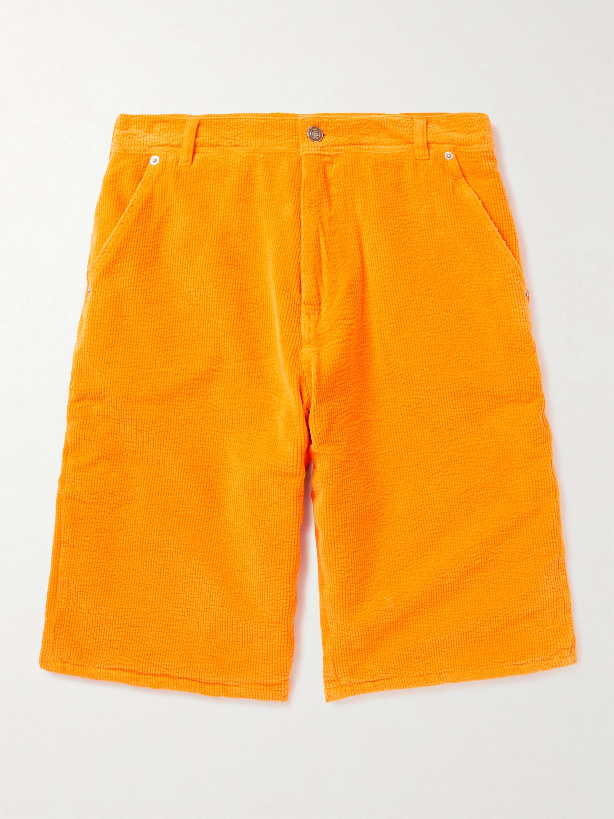 ERL Straight-Leg Cotton-Corduroy Shorts for Men