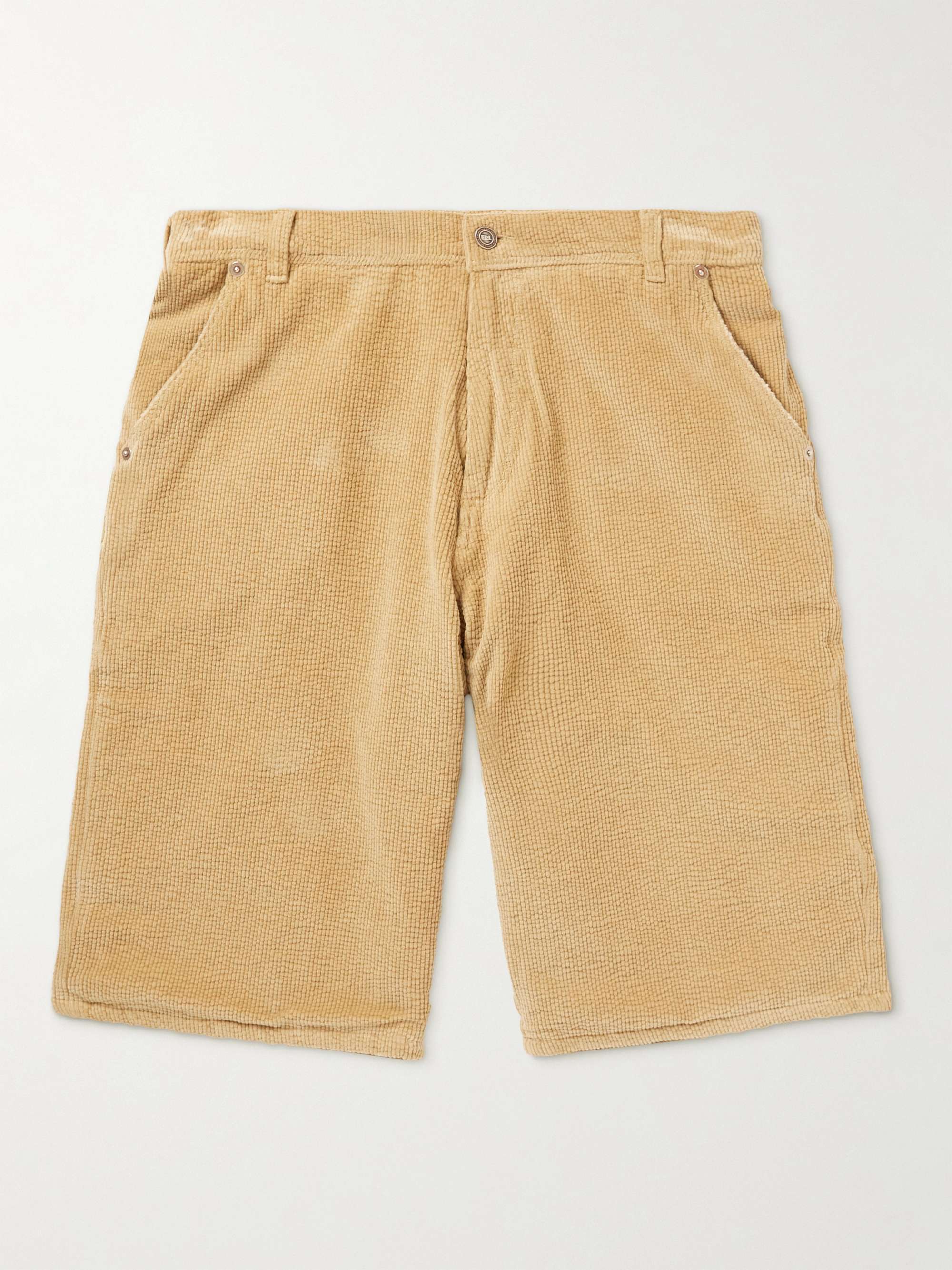 Straight-Leg Corduroy Shorts