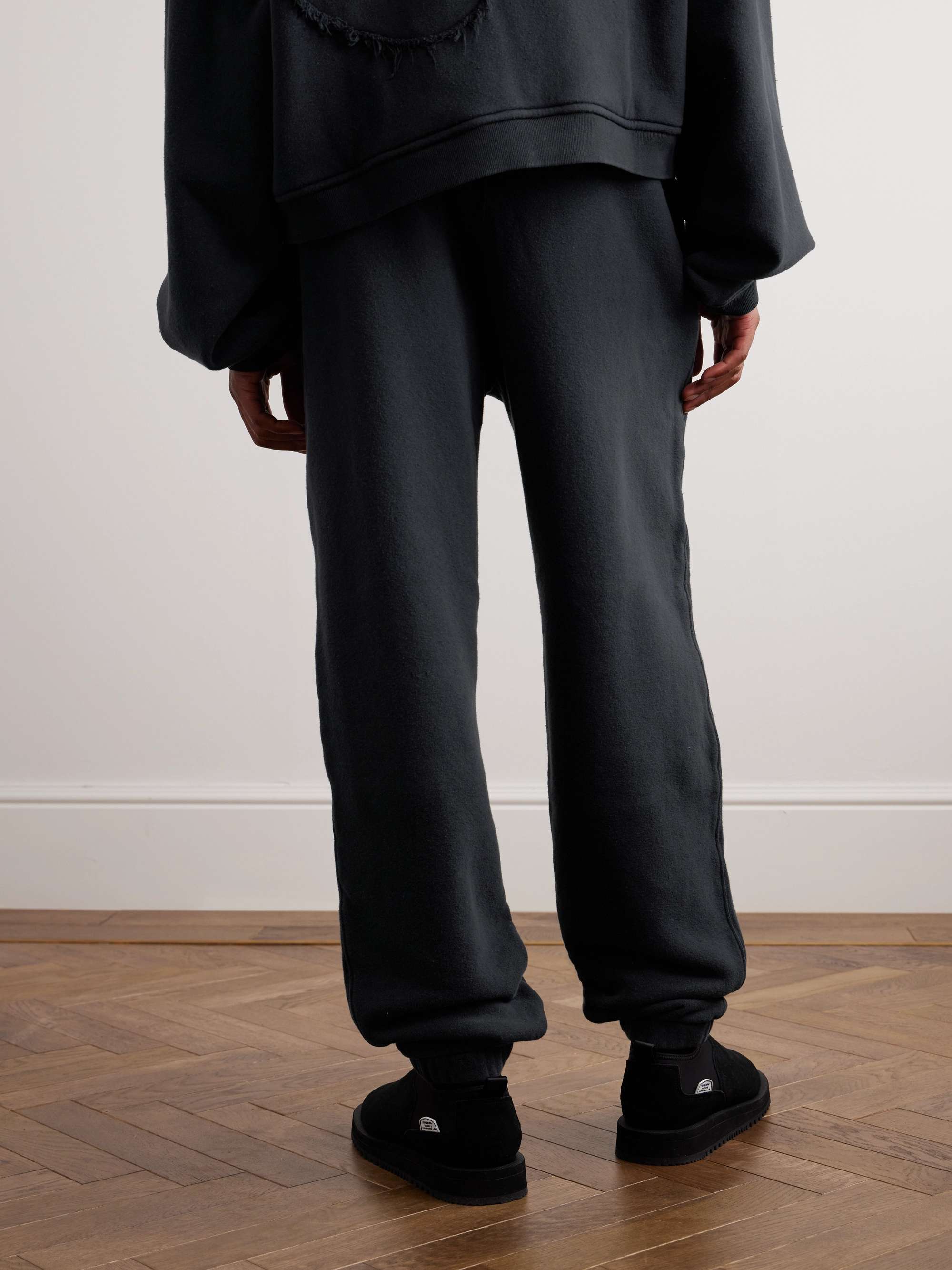 ERL Tapered Cotton-Jersey Sweatpants