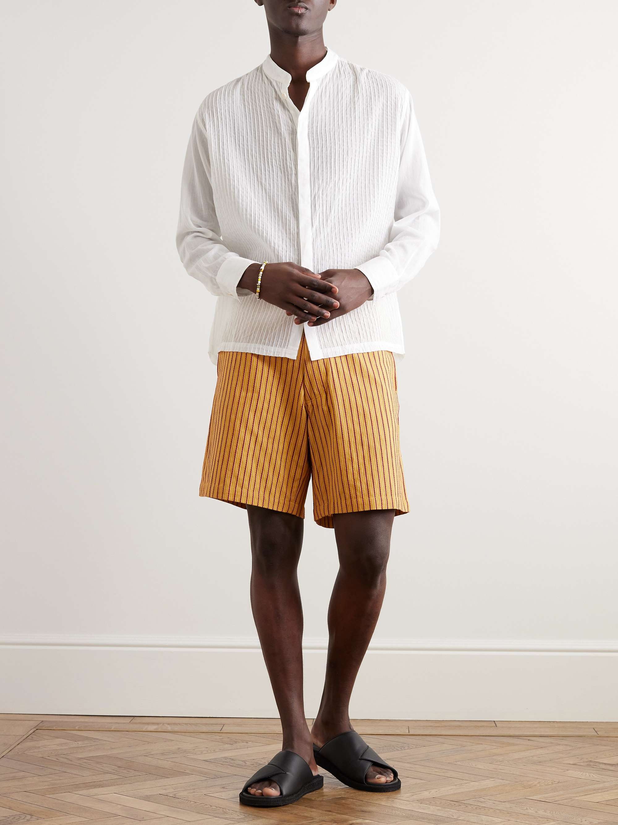 SMR DAYS Leeward Cotton-Chambray Shorts