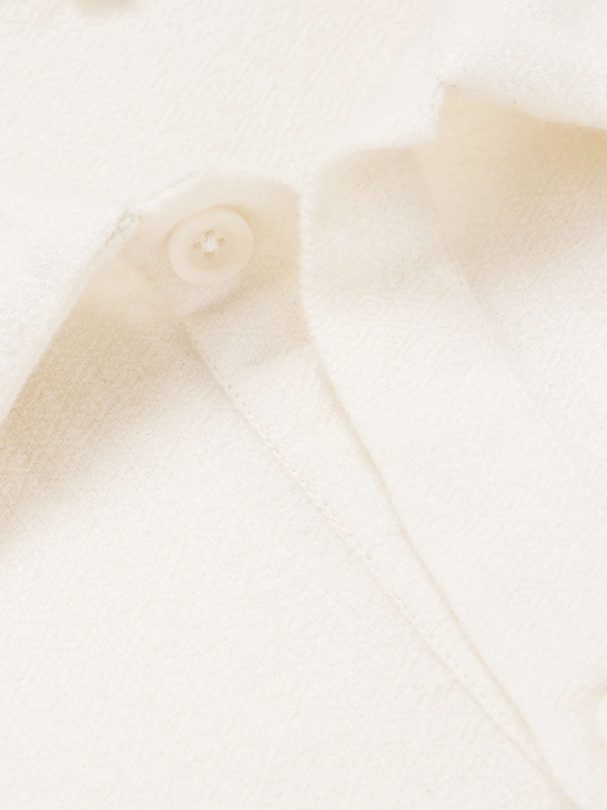 SMR DAYS Benirras Logo-Embroidered Wool Polo Shirt