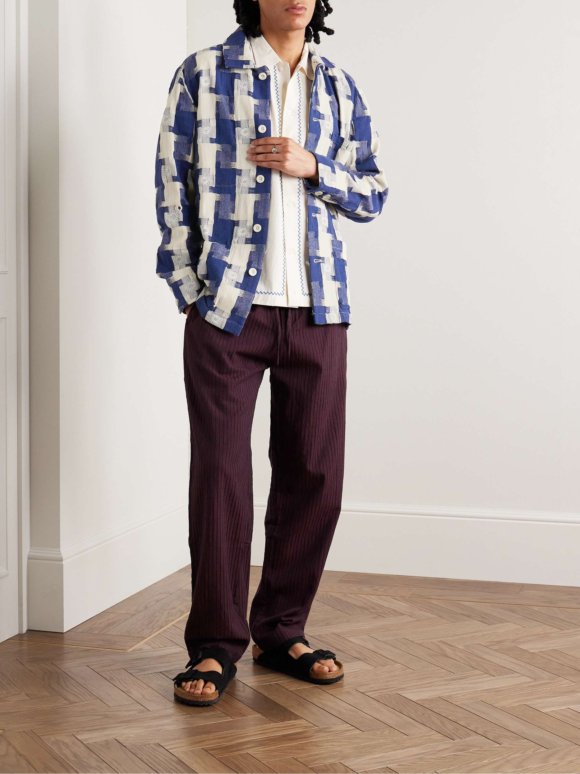 SMR DAYS Astir Textured-Cotton Chore Jacket