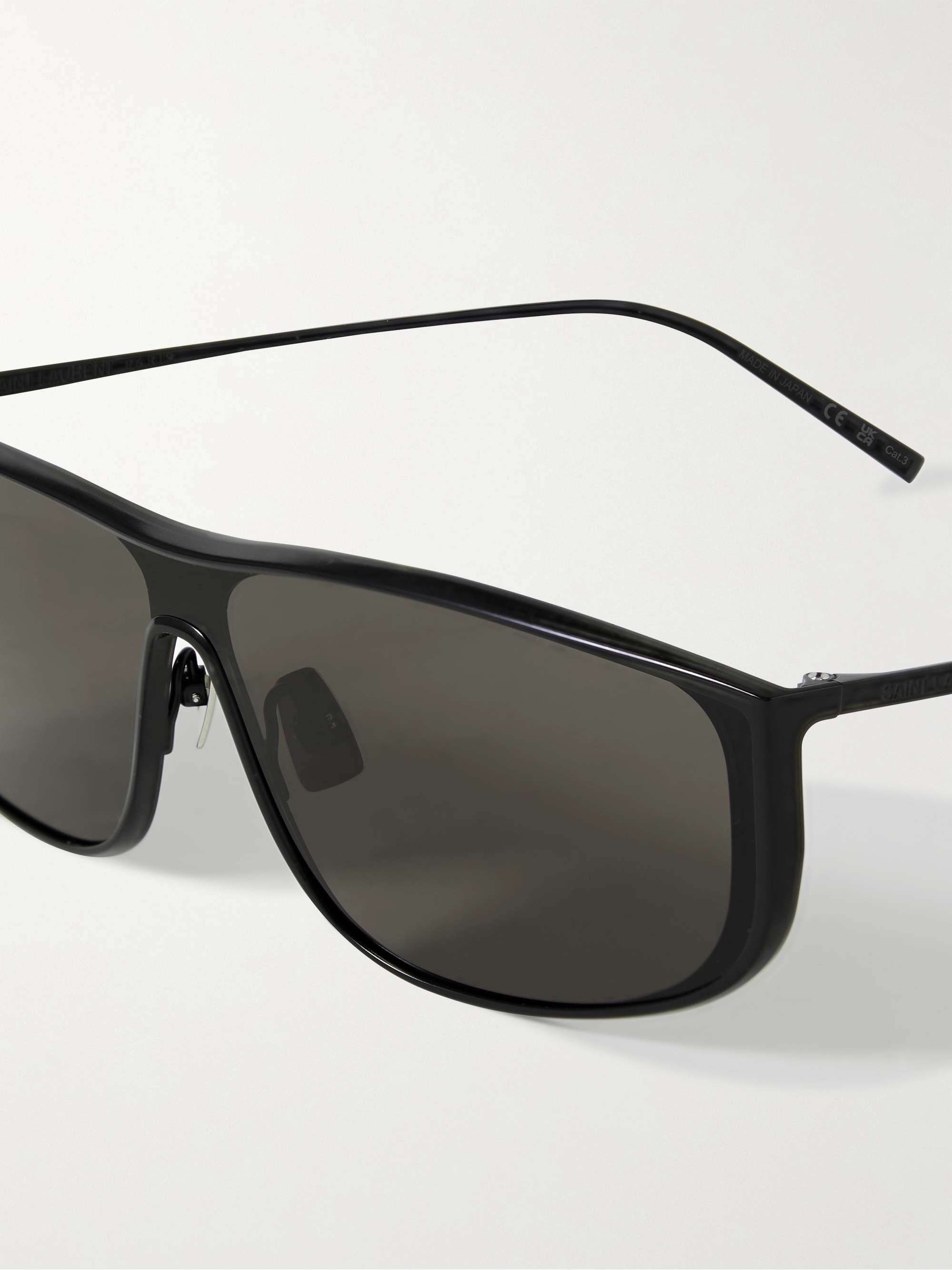 SAINT LAURENT EYEWEAR Luna D-Frame Metal Sunglasses