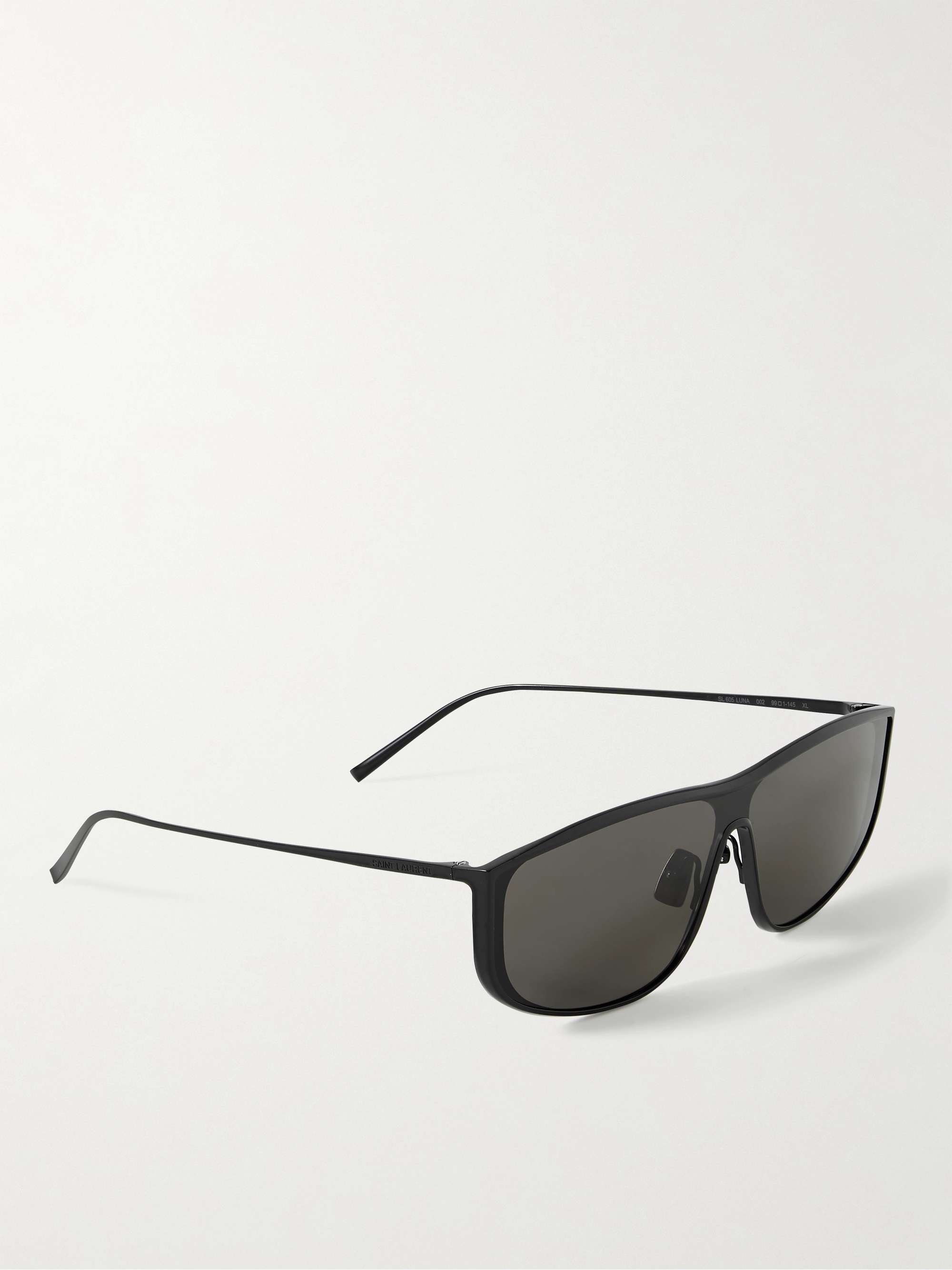 SAINT LAURENT EYEWEAR Luna D-Frame Metal Sunglasses
