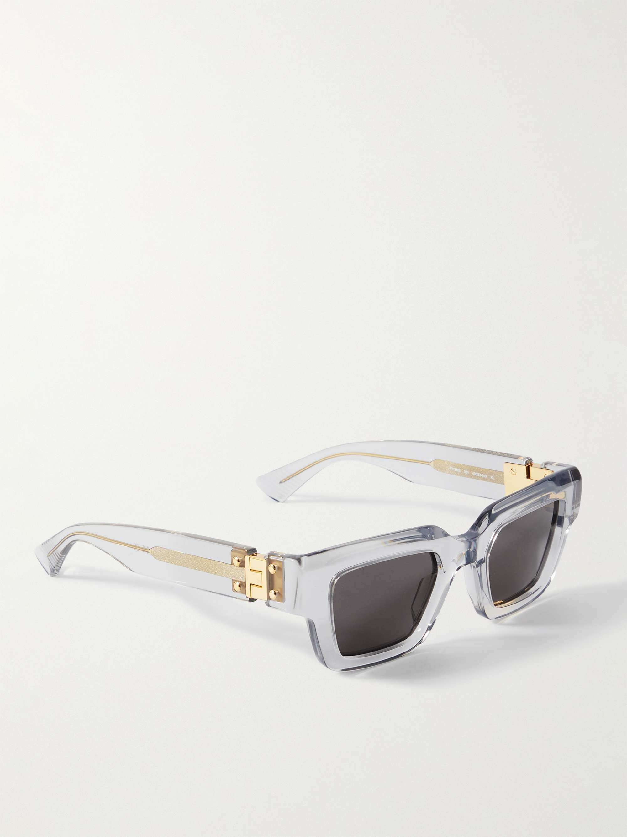 BOTTEGA VENETA EYEWEAR Rectangle-Frame Acetate Sunglasses