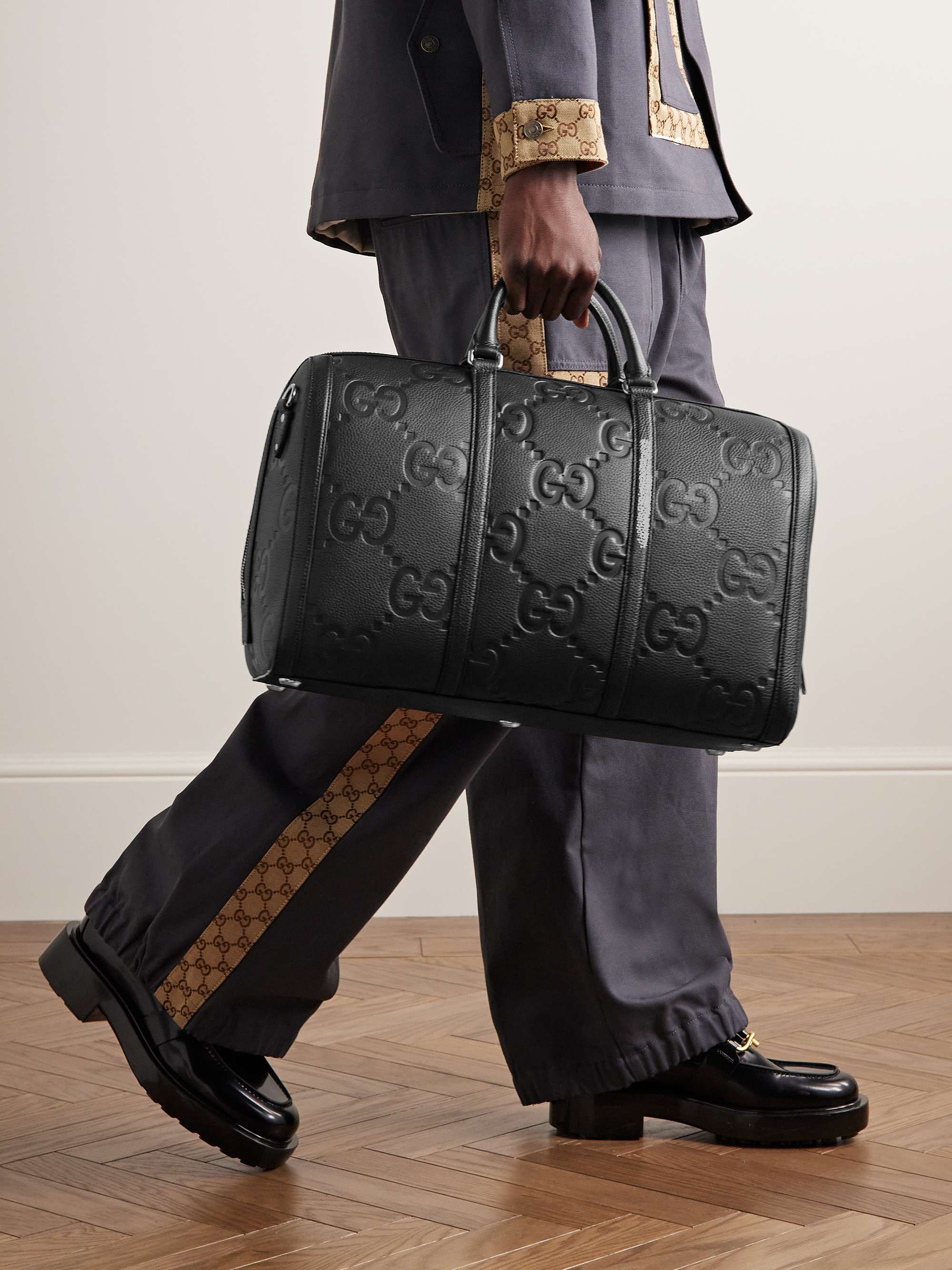 Sneakender - Travel bag - Calf leather and rubber - Black - Christian  Louboutin