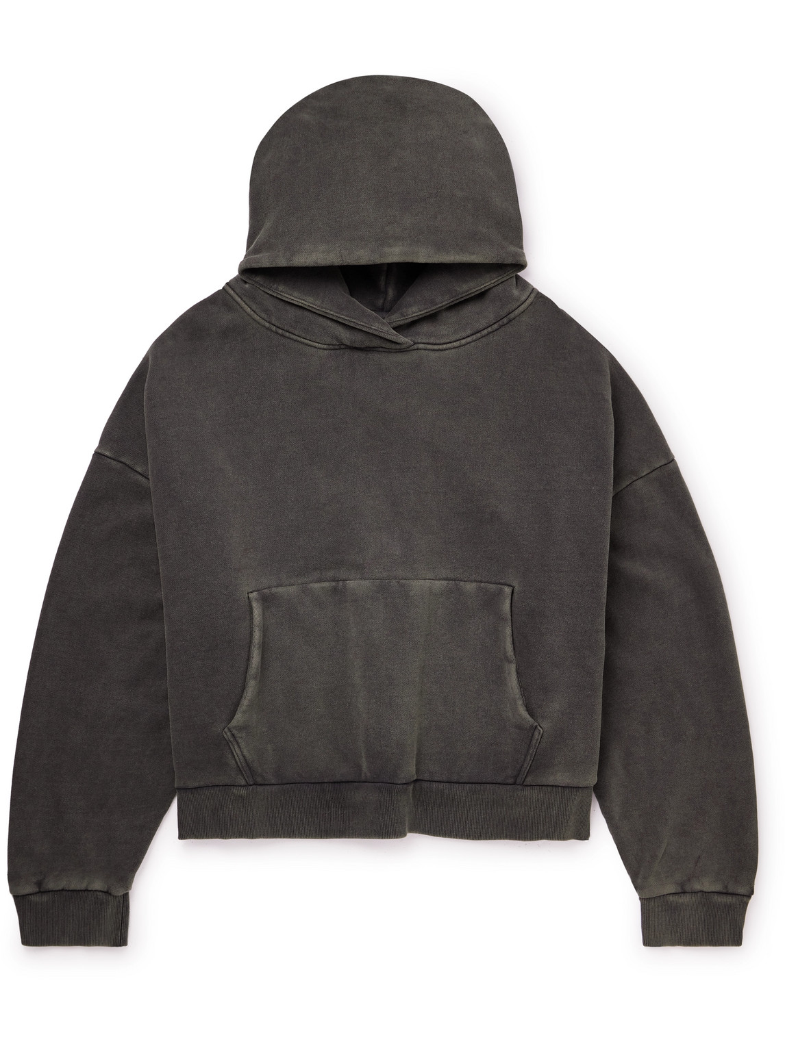 ENTIRE STUDIOS ENZYME-WASHED COTTON-JERSEY HOODIE