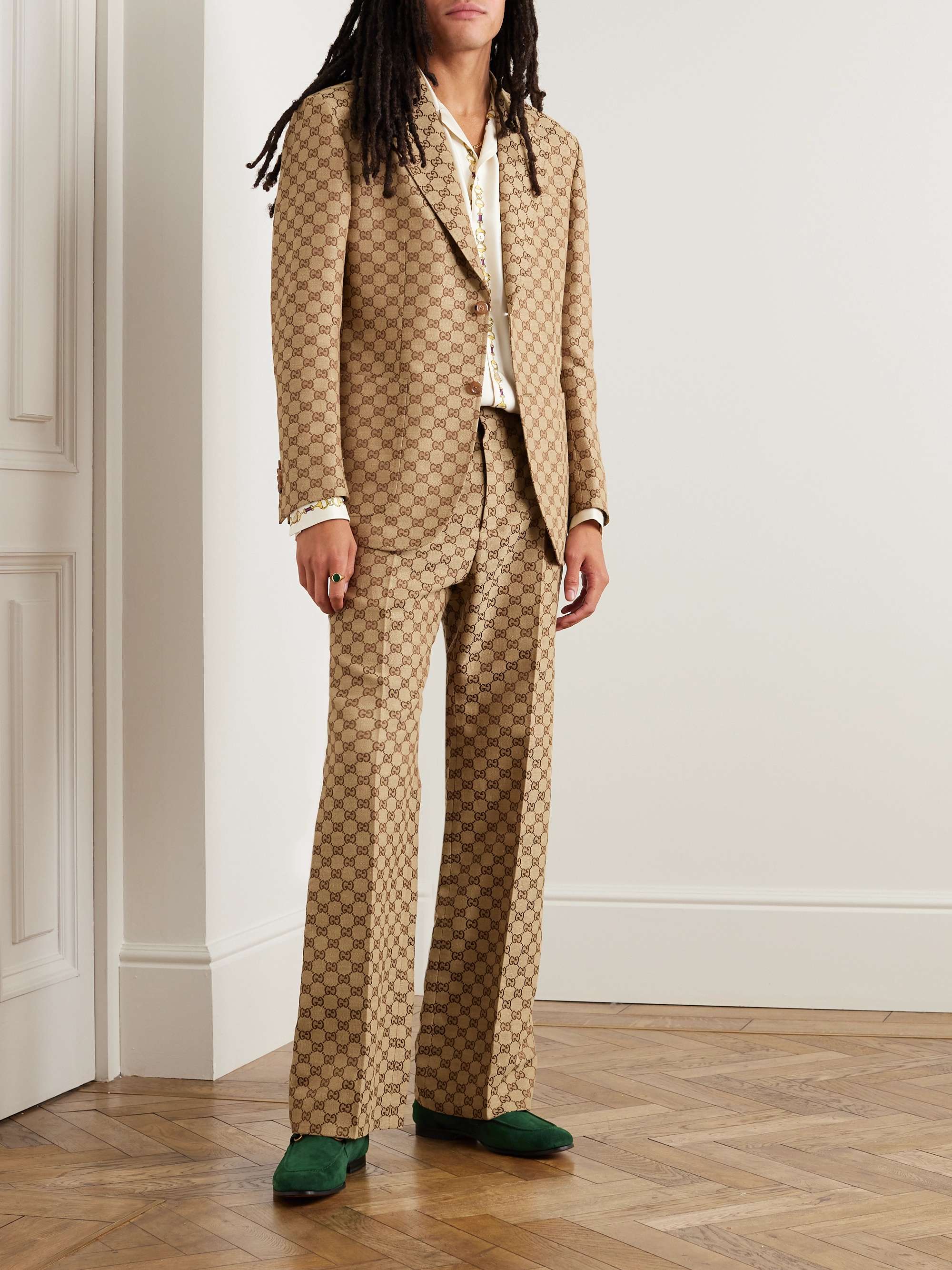 Gucci Suit with GG monogram, Men's Clothing