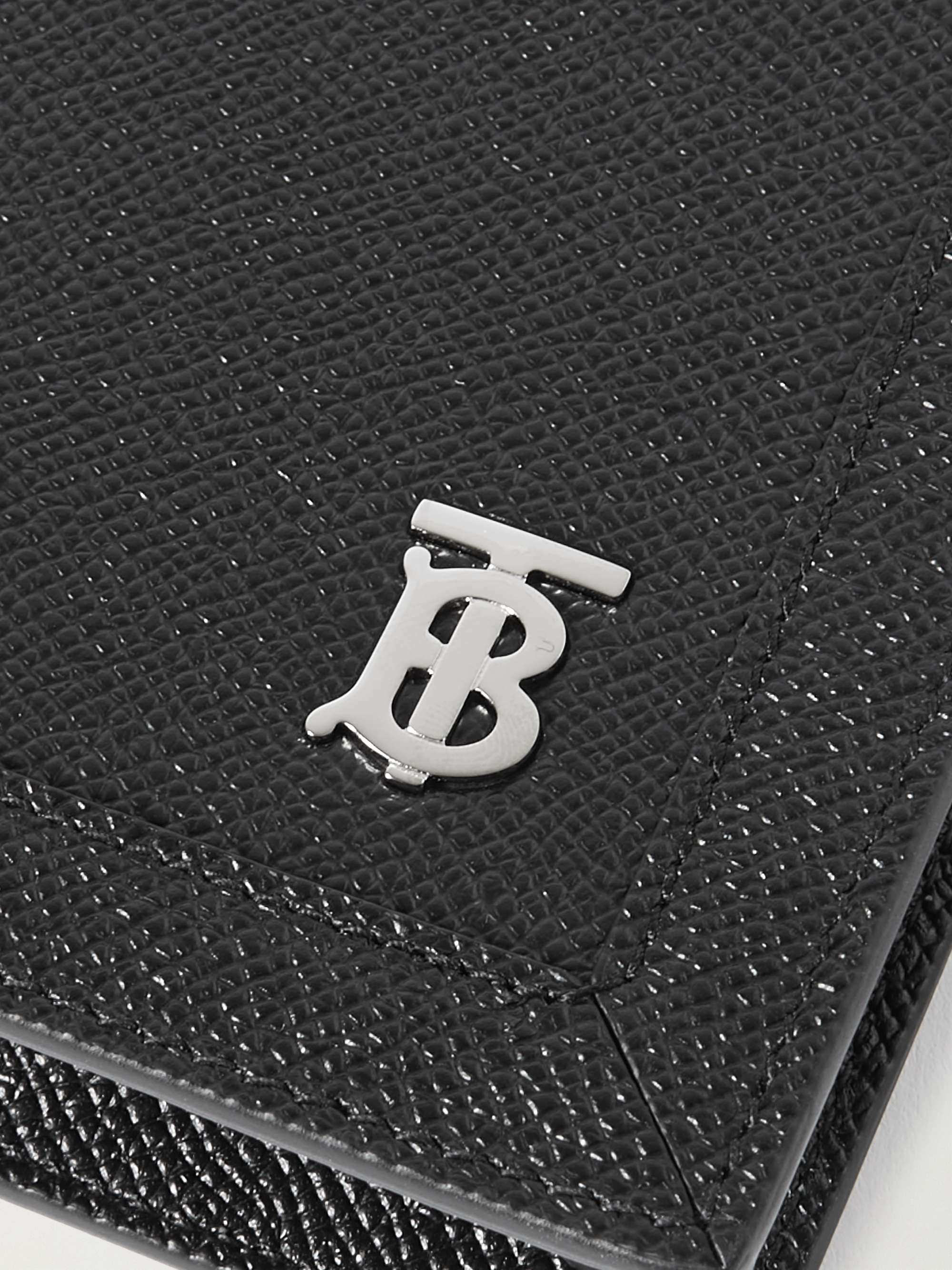 Burberry Men's Full-Grain Leather Pouch