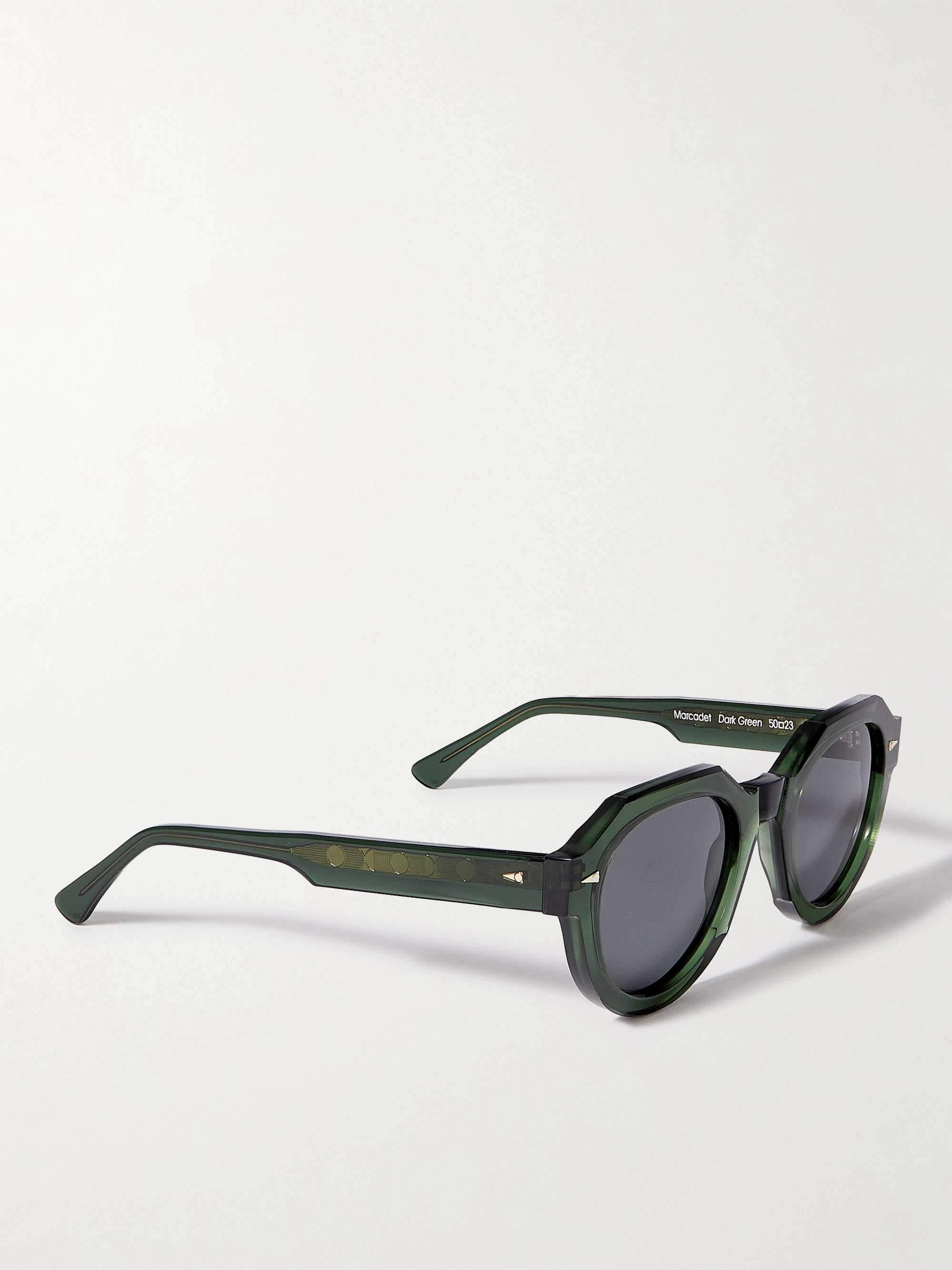 AHLEM Marcadet Hexagonal-Frame Acetate Sunglasses