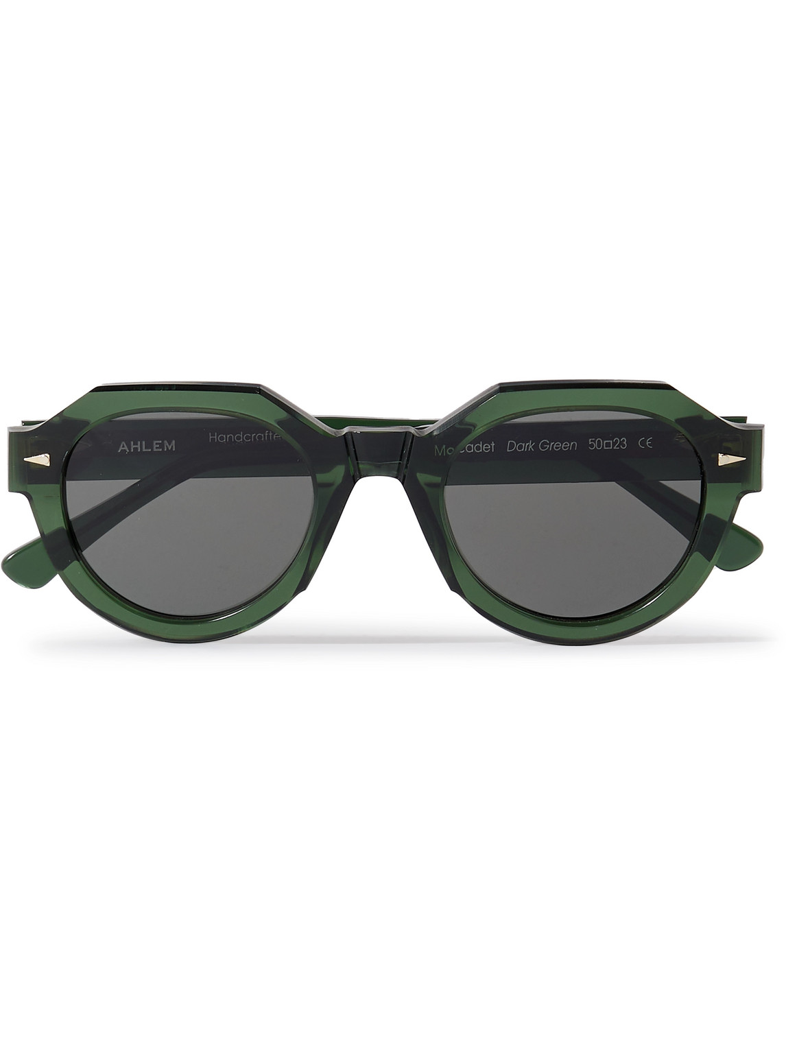 Ahlem Marcadet Hexagonal-frame Acetate Sunglasses In Green