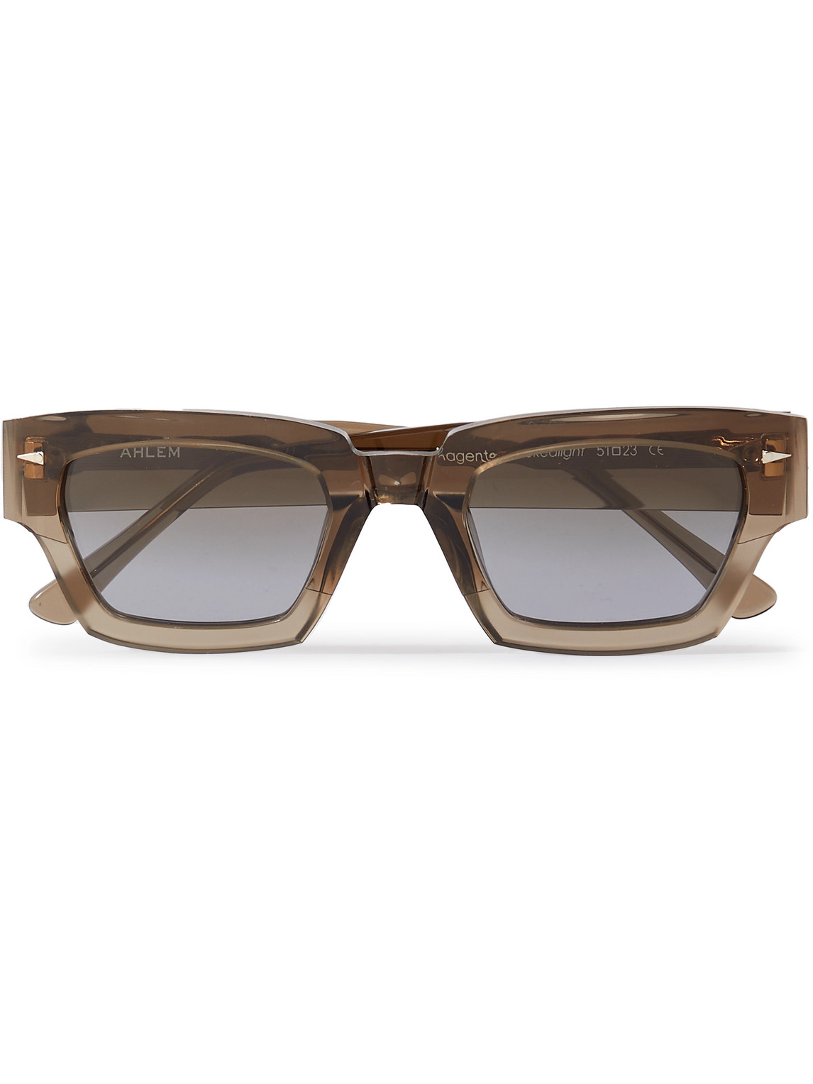 Ahlem Magenta Square-frame Acetate Sunglasses In Brown