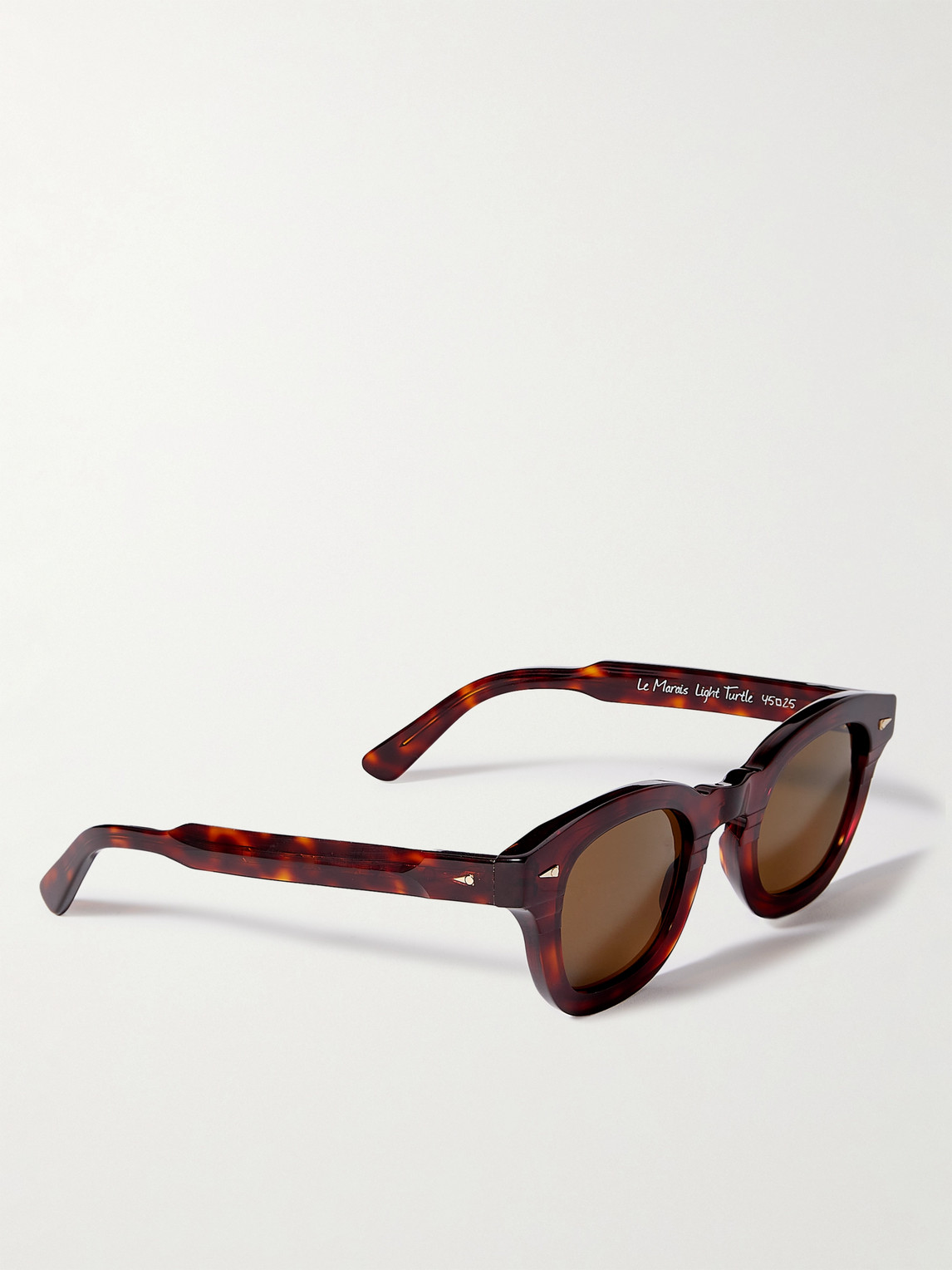 Shop Ahlem Le Marais D-frame Tortoiseshell Acetate Sunglasses