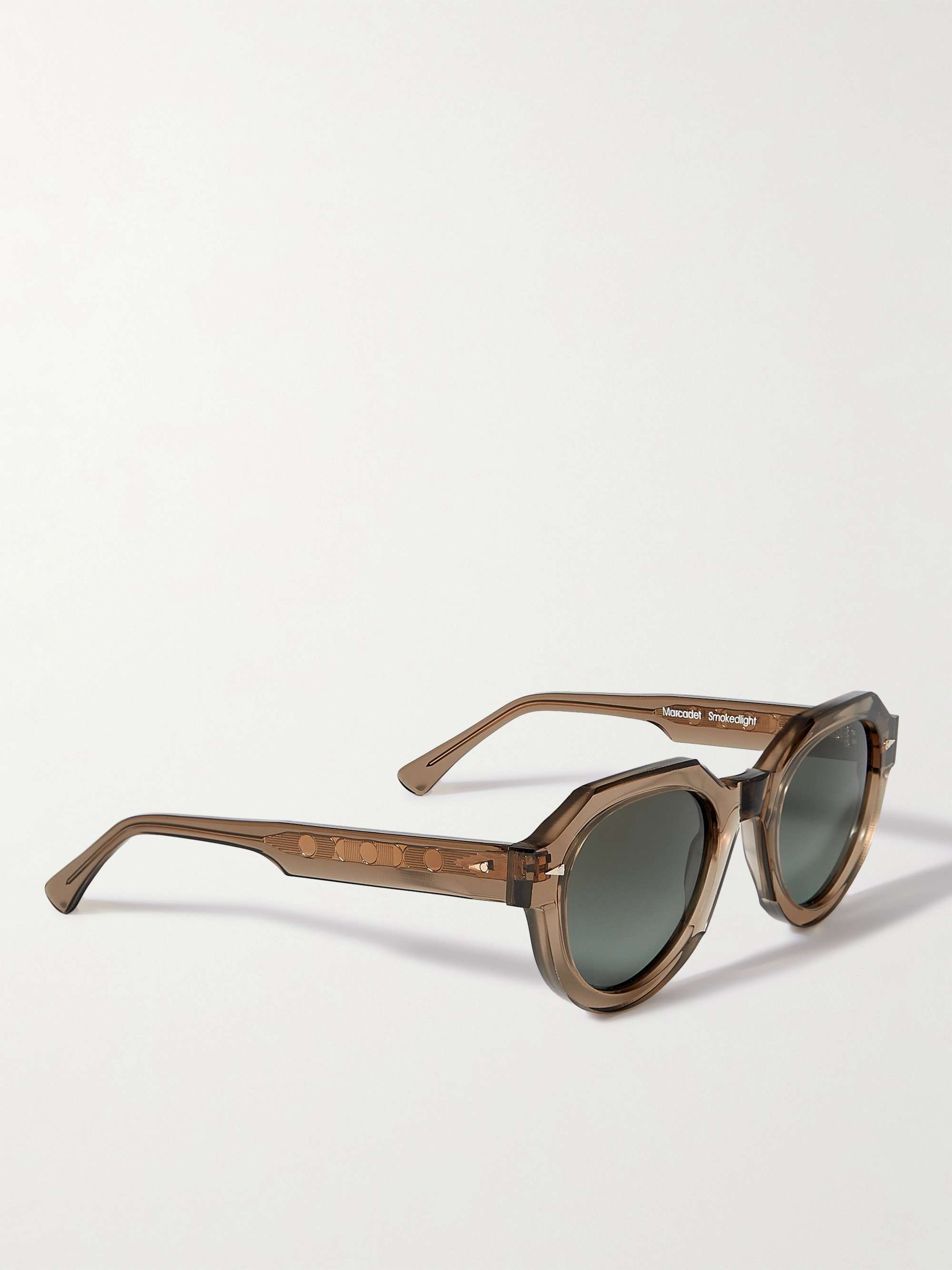 AHLEM Marcadet Hexagonal-Frame Acetate Sunglasses