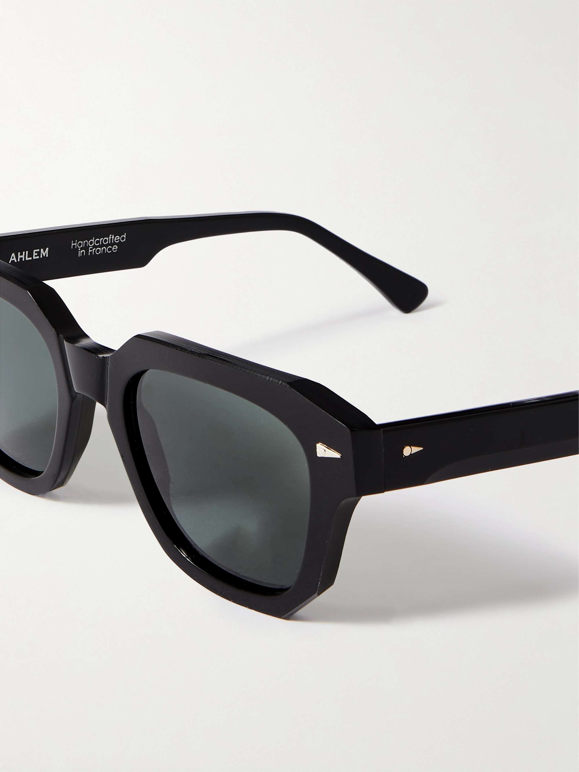 AHLEM Pont Mirabeau Hexagonal-Frame Acetate Sunglasses