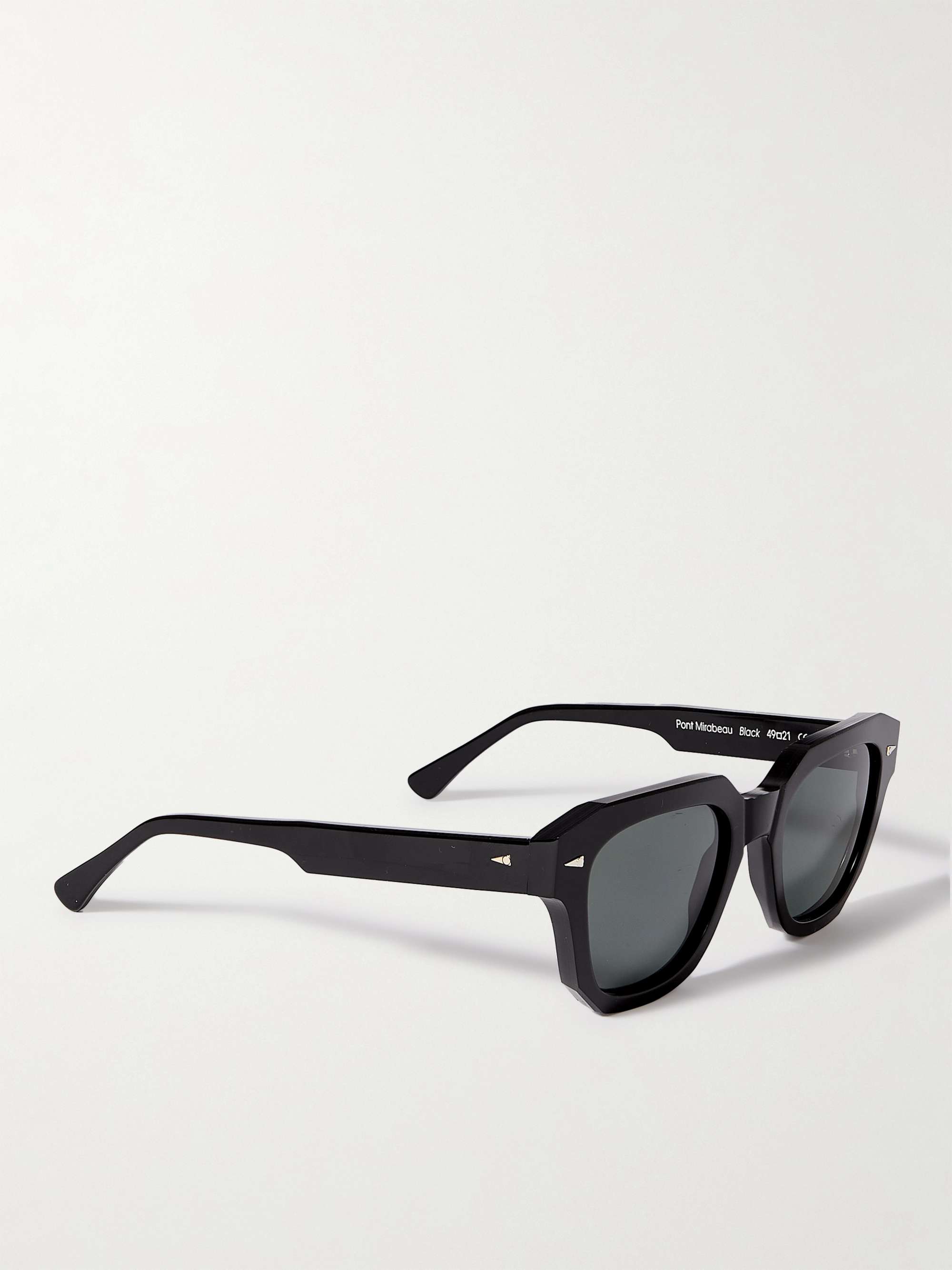 AHLEM Pont Mirabeau Hexagonal-Frame Acetate Sunglasses