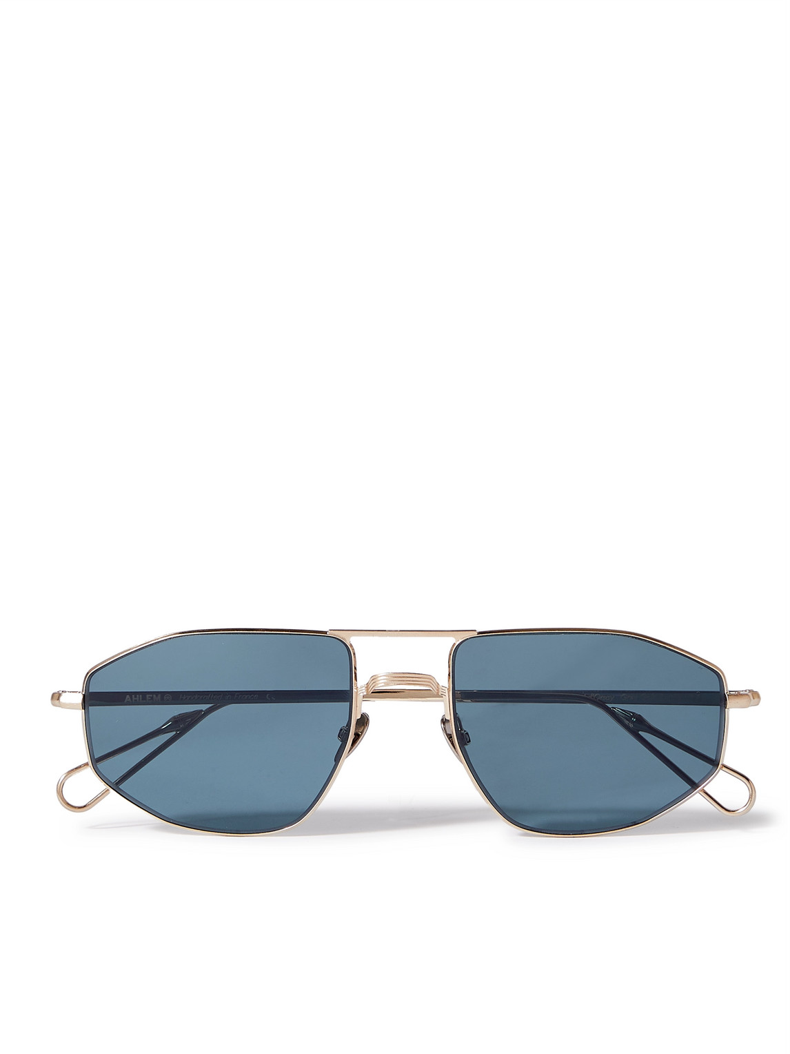Ahlem Quai D'orsay Hexagonal-frame Gold-tone Sunglasses