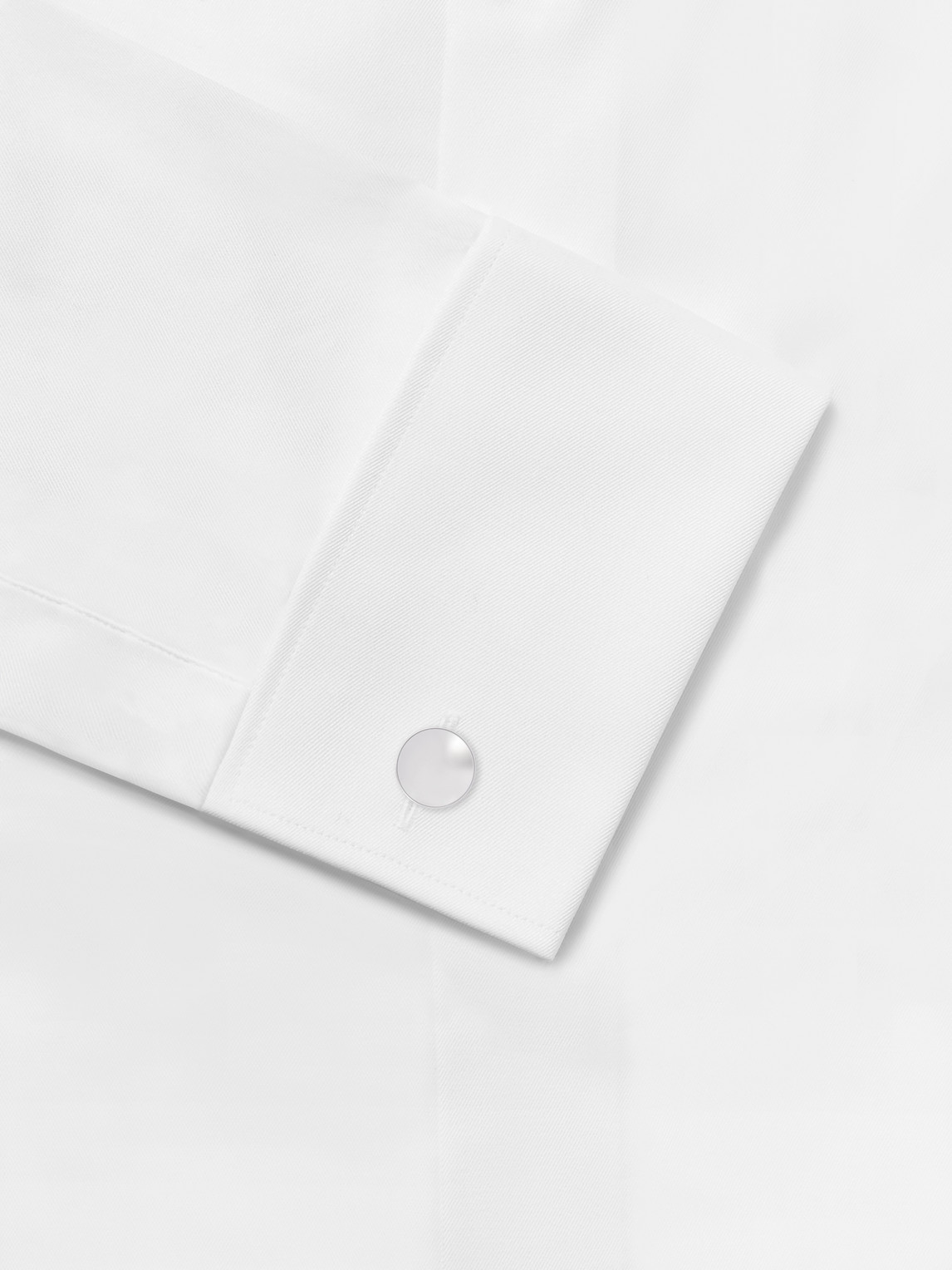 Shop Alice Made This Elliot Rhodium-plated Cufflinks In Silver