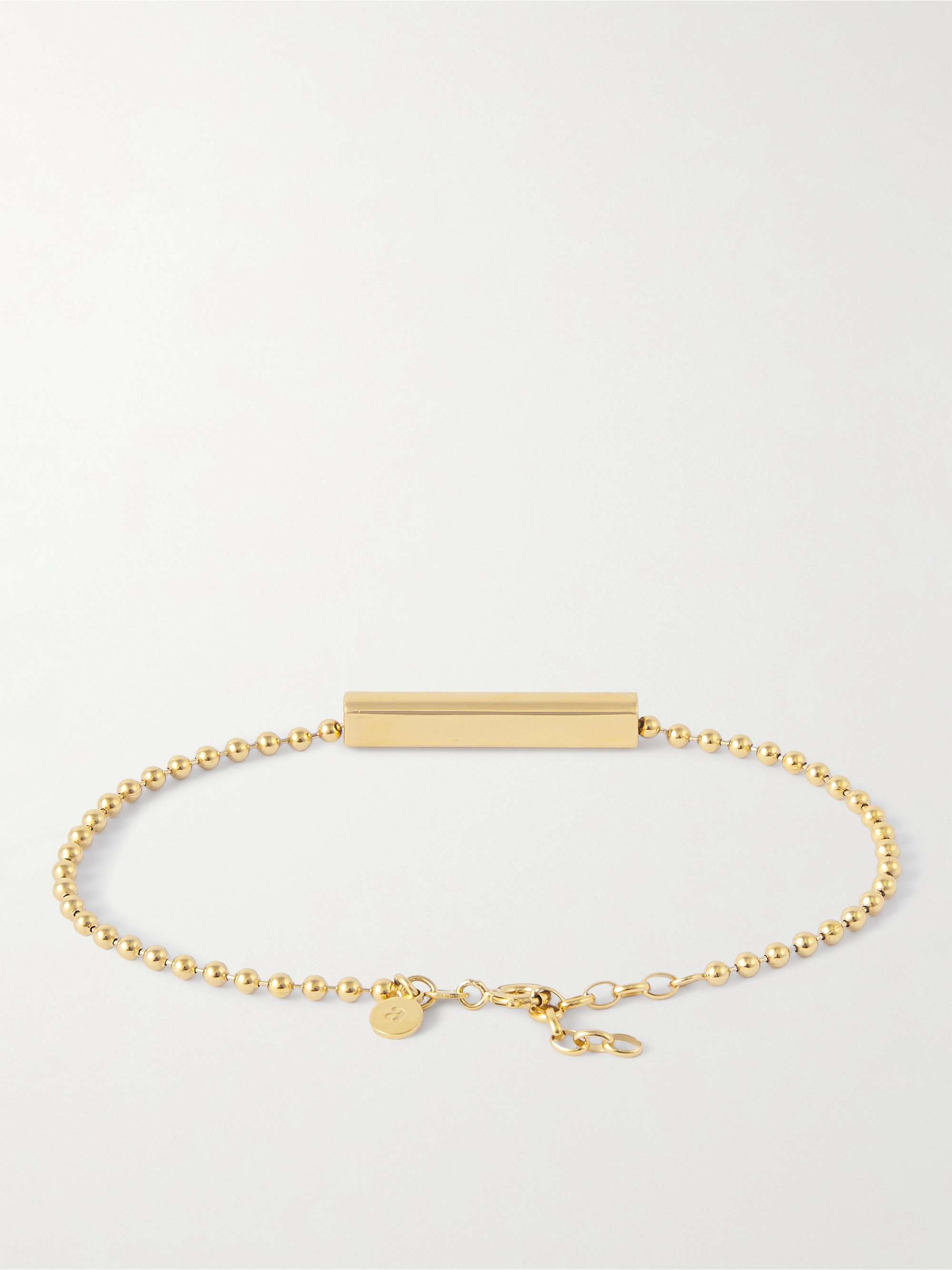 ALICE MADE THIS Charlie GoldPlated ID Bracelet for Men MR PORTER