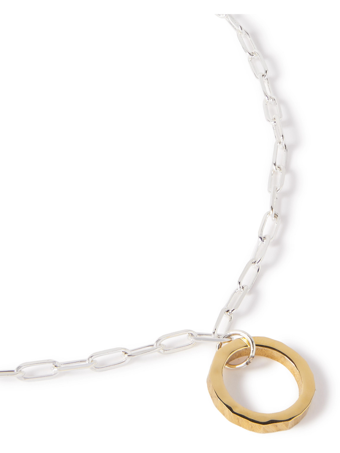Rae Sterling Silver and Gold-Plated Pendant Necklace