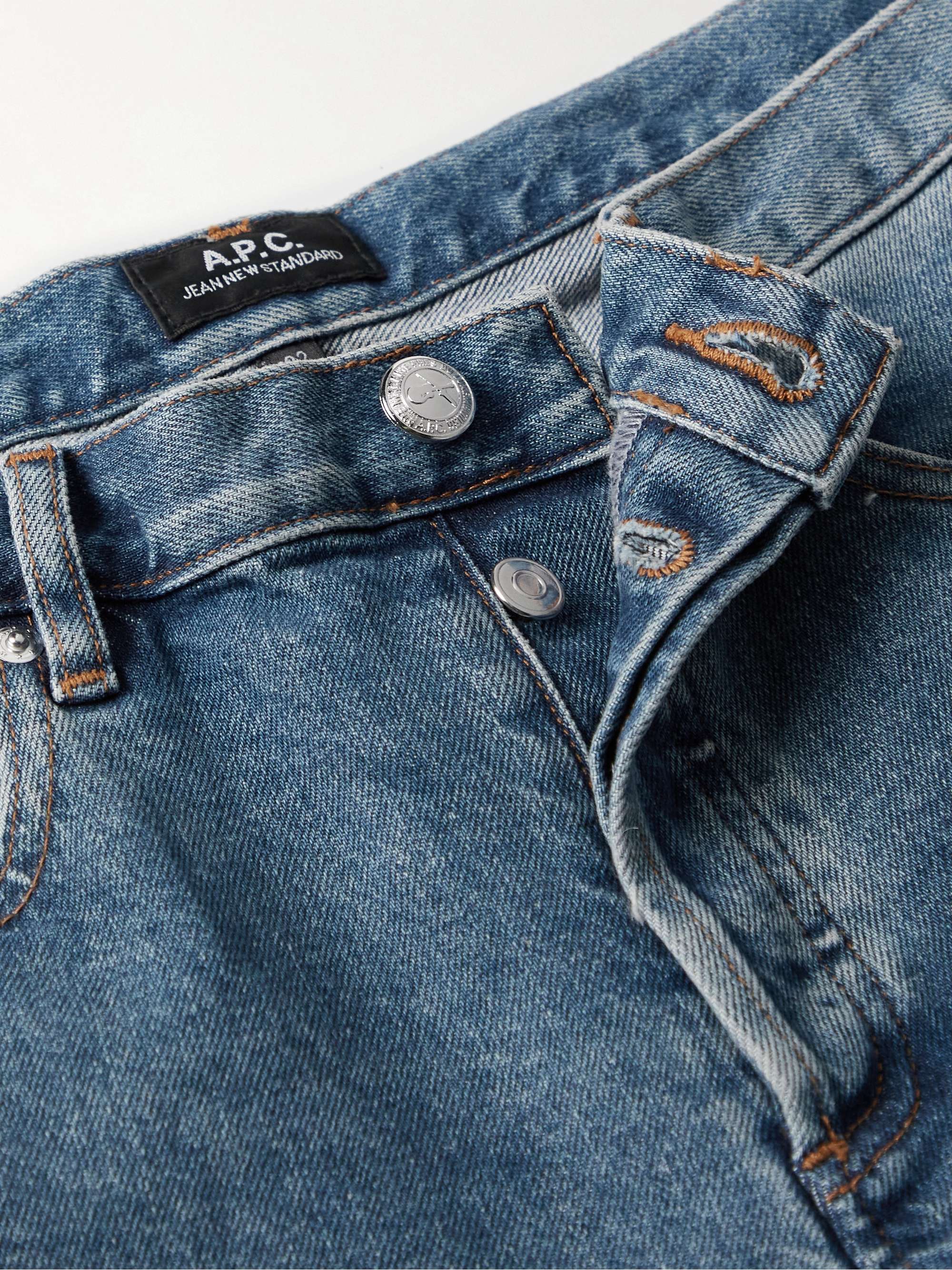 A.P.C. New Standard Straight-Leg Dry Selvedge Jeans for Men | MR PORTER