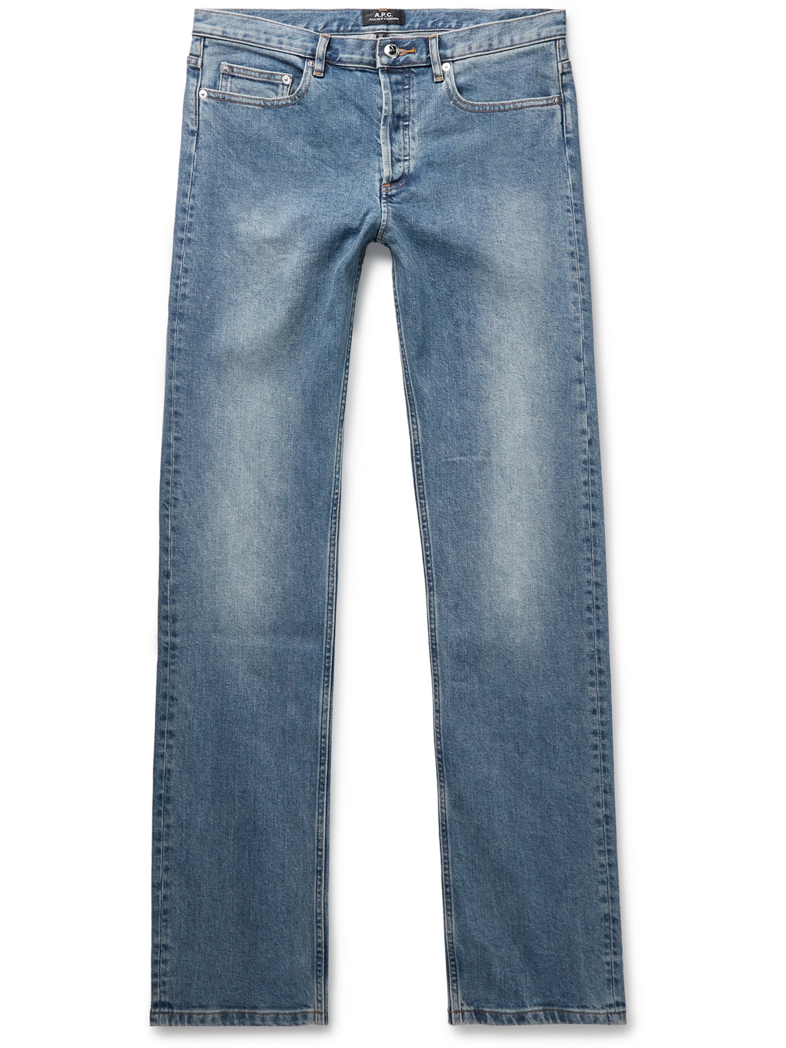 Apc New Standard Straight-leg Dry Selvedge Jeans In Blue