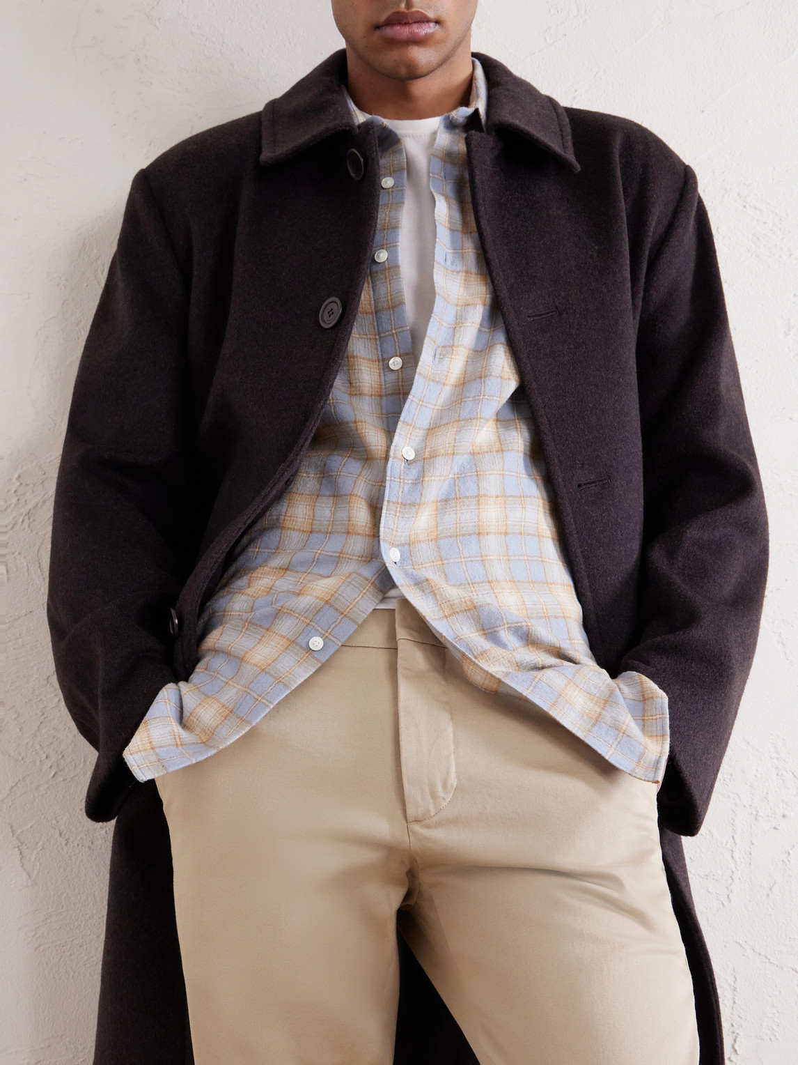 Theo 1420 Tapered Organic Cotton-Blend Twill Chinos