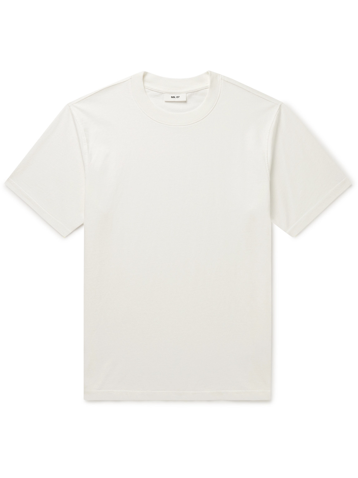 Nn07 Adam 3209 Pima Cotton-jersey T-shirt In White