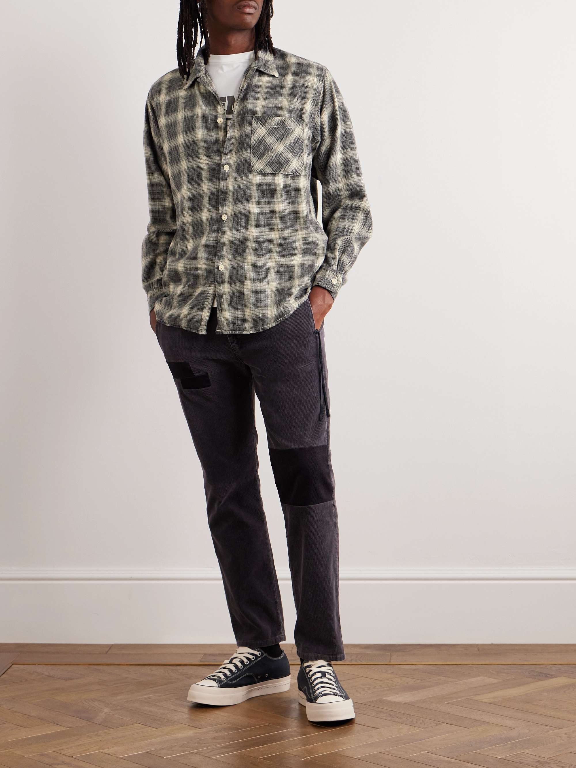 REMI RELIEF Checked Cotton-Flannel Shirt for Men | MR PORTER