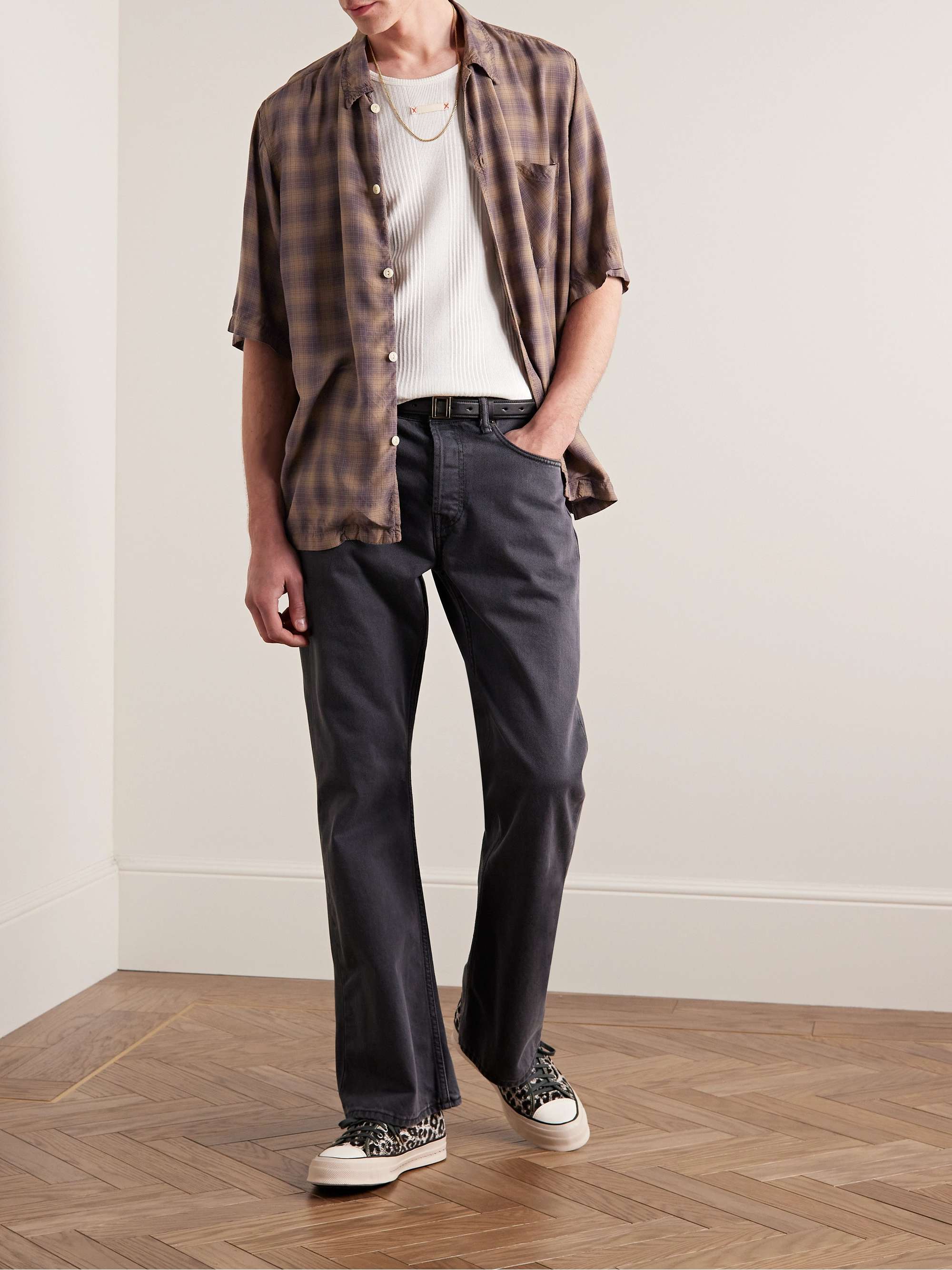 REMI RELIEF Checked Flannel Shirt | MR PORTER