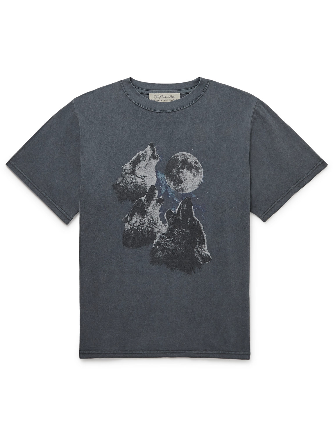 L'Appartement × REMI RELIEF Mountain TEE Remi Relief Yosemite Printed T-Shirt in White : UK Outlet at