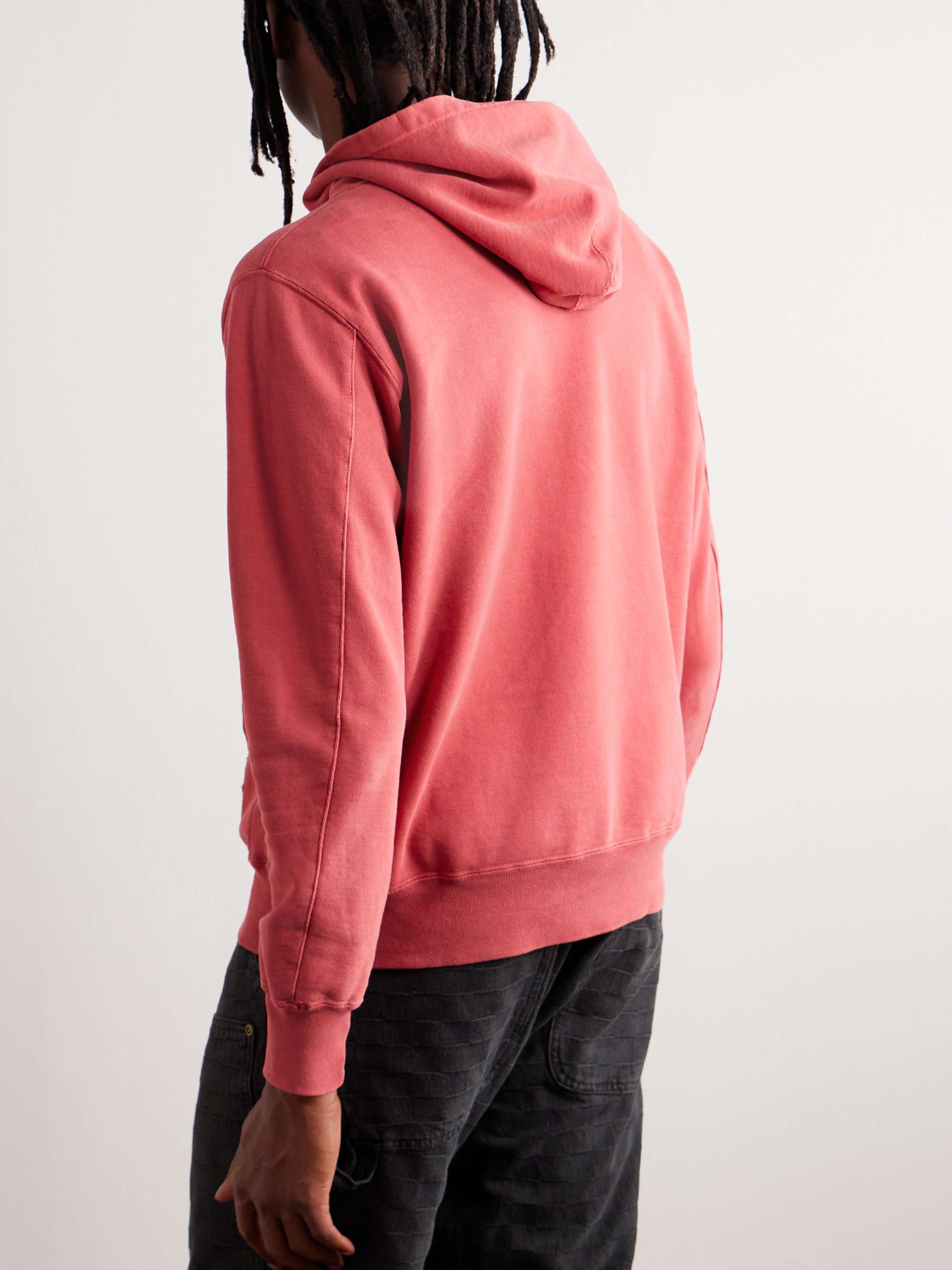REMI RELIEF Printed Cotton-Jersey Hoodie