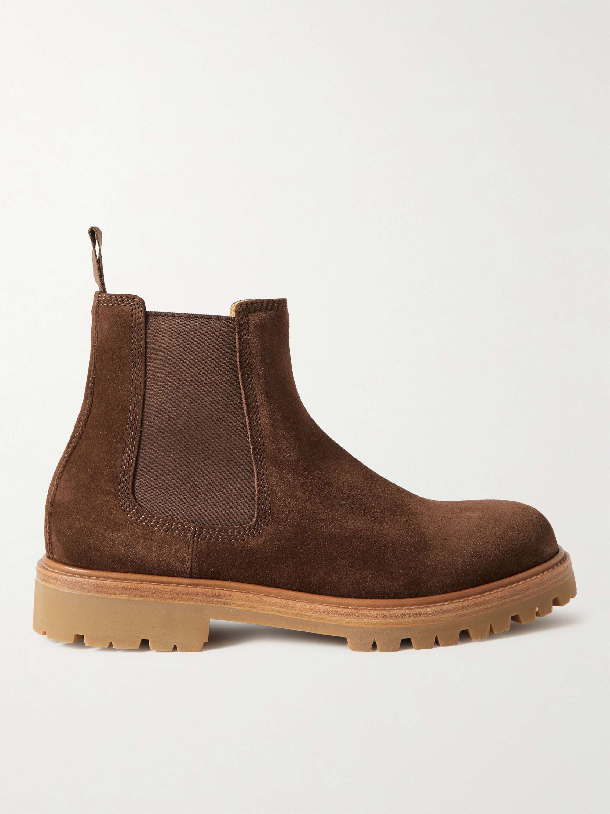 BRUNELLO CUCINELLI Suede Chelsea Boots for Men | MR PORTER