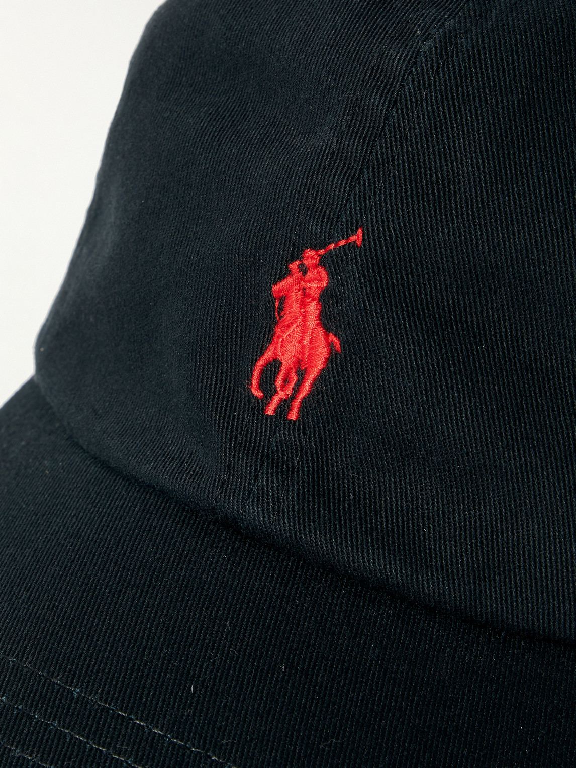 POLO RALPH LAUREN LOGO-EMBROIDERED COTTON-TWILL BASEBALL CAP