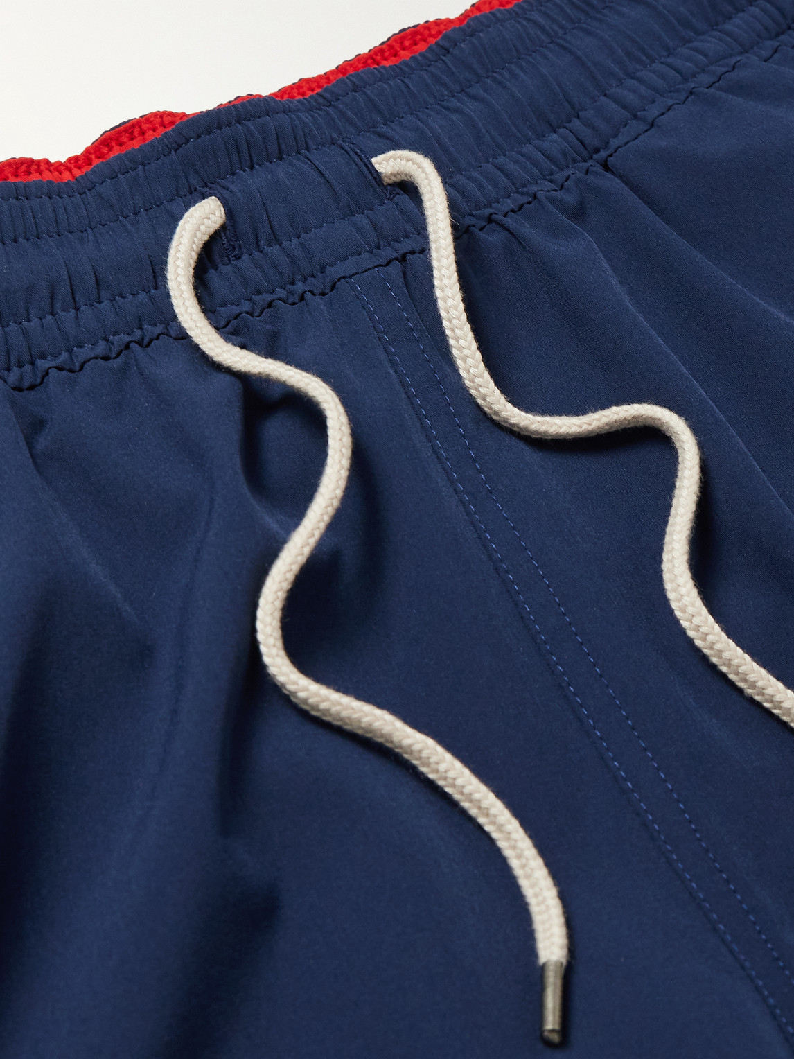 Polo Ralph Lauren Traveler Straight-leg Mid-length Swim Shorts In Blue