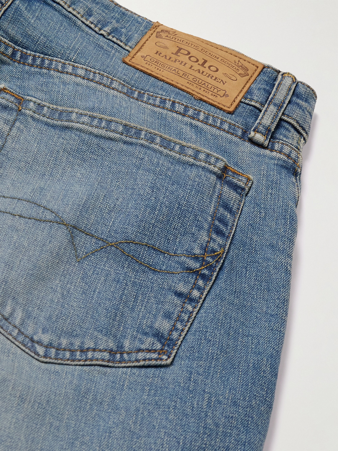Shop Polo Ralph Lauren Sullivan Slim-fit Jeans In Blue