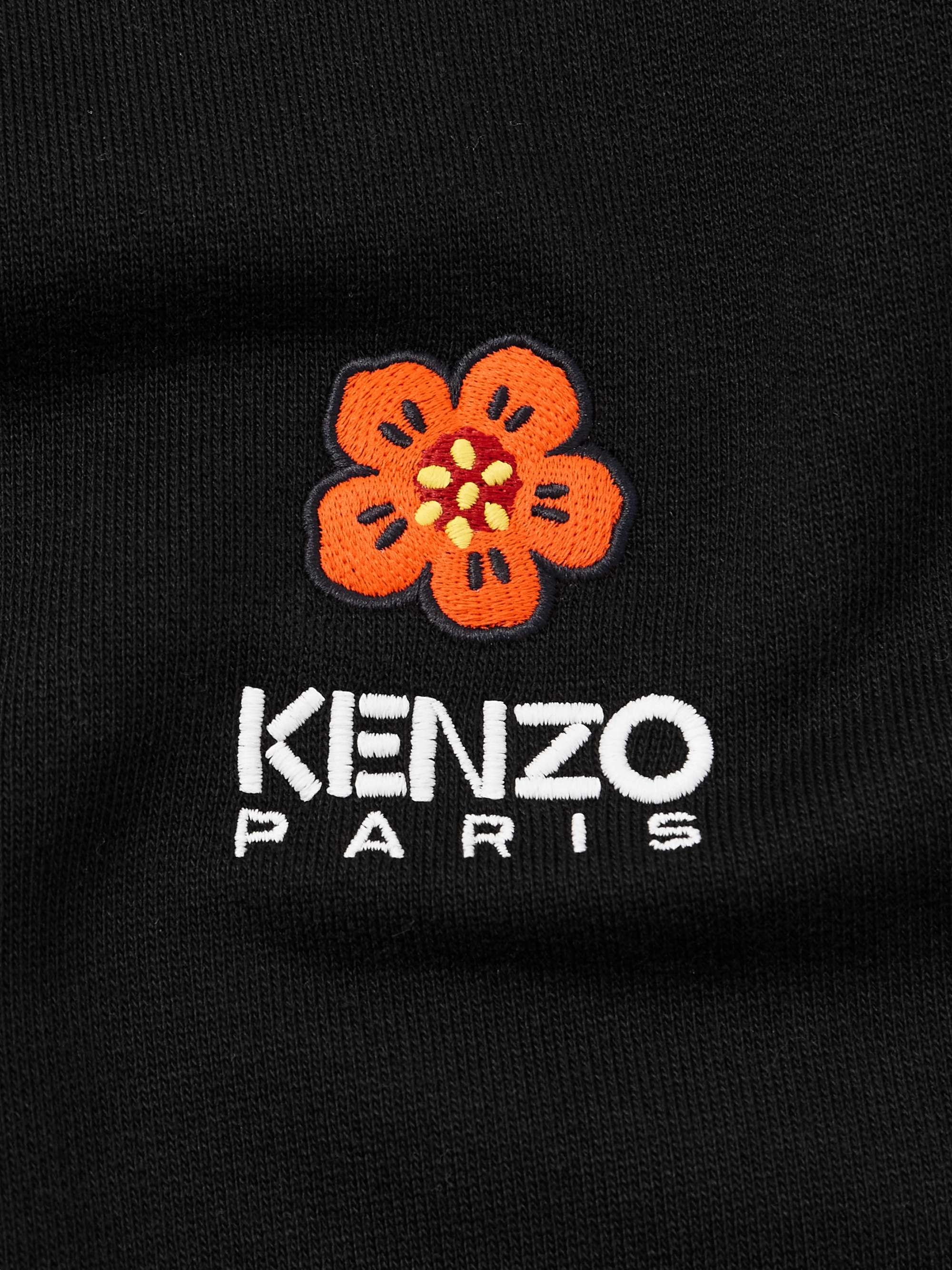 KENZO Logo-Appliquéd Embroidered Cotton-Jersey Sweatshirt for Men | MR ...