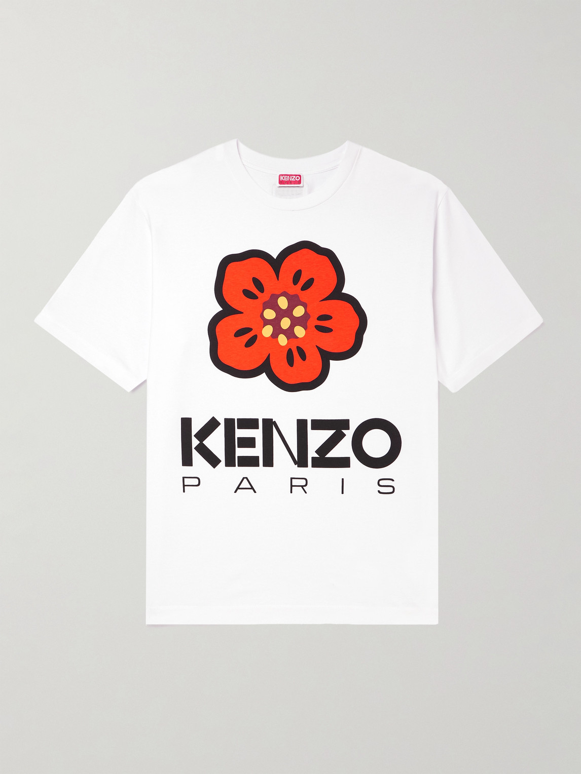 Kenzo Logo-print Short-sleeved T-shirt In White