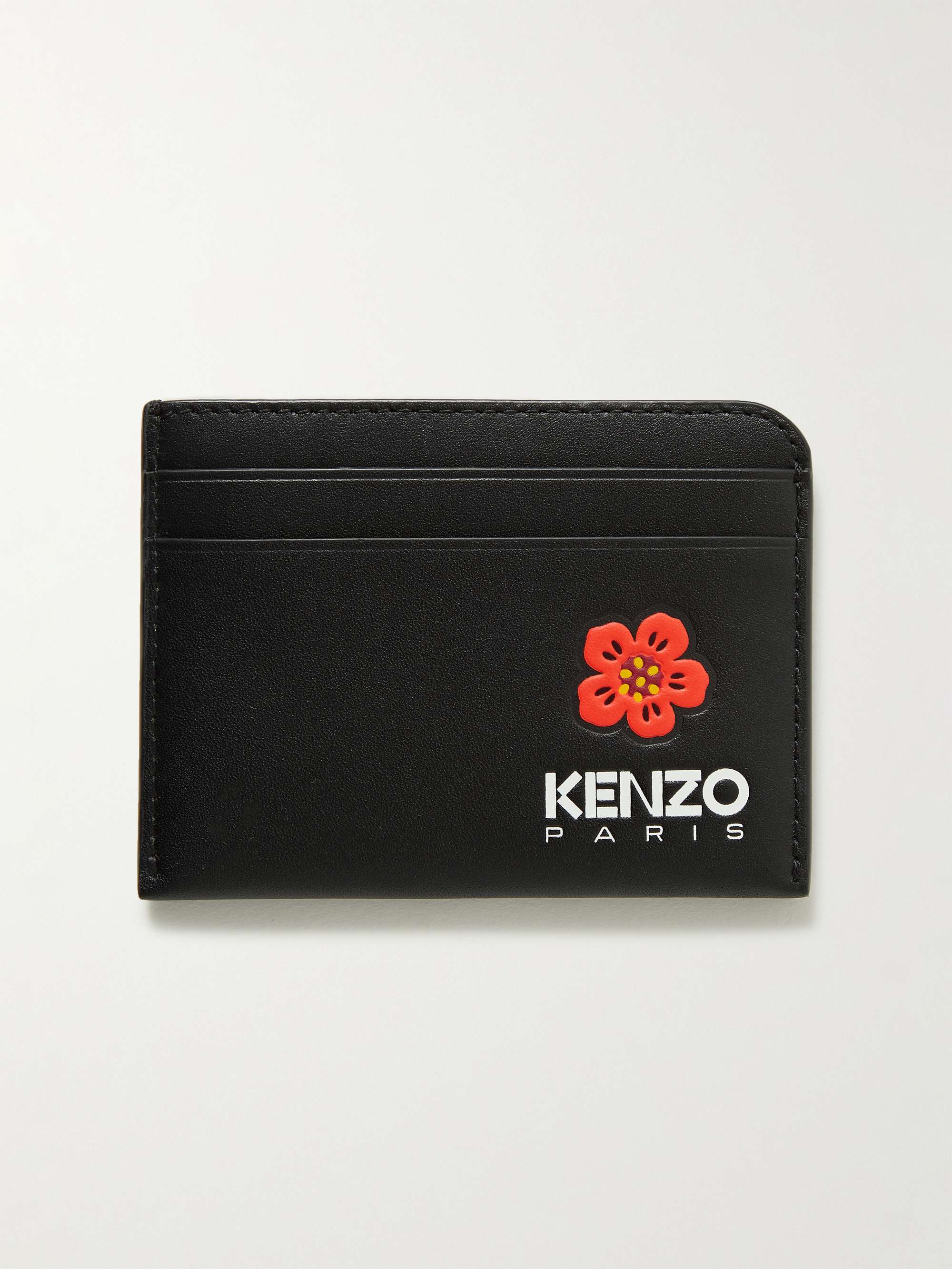 KENZO Logo-Debossed Leather Cardholder for Men | MR PORTER