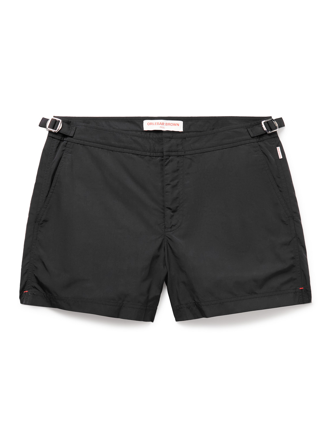 Shop Orlebar Brown Setter Slim-fit Short-length Swim Shorts In Black