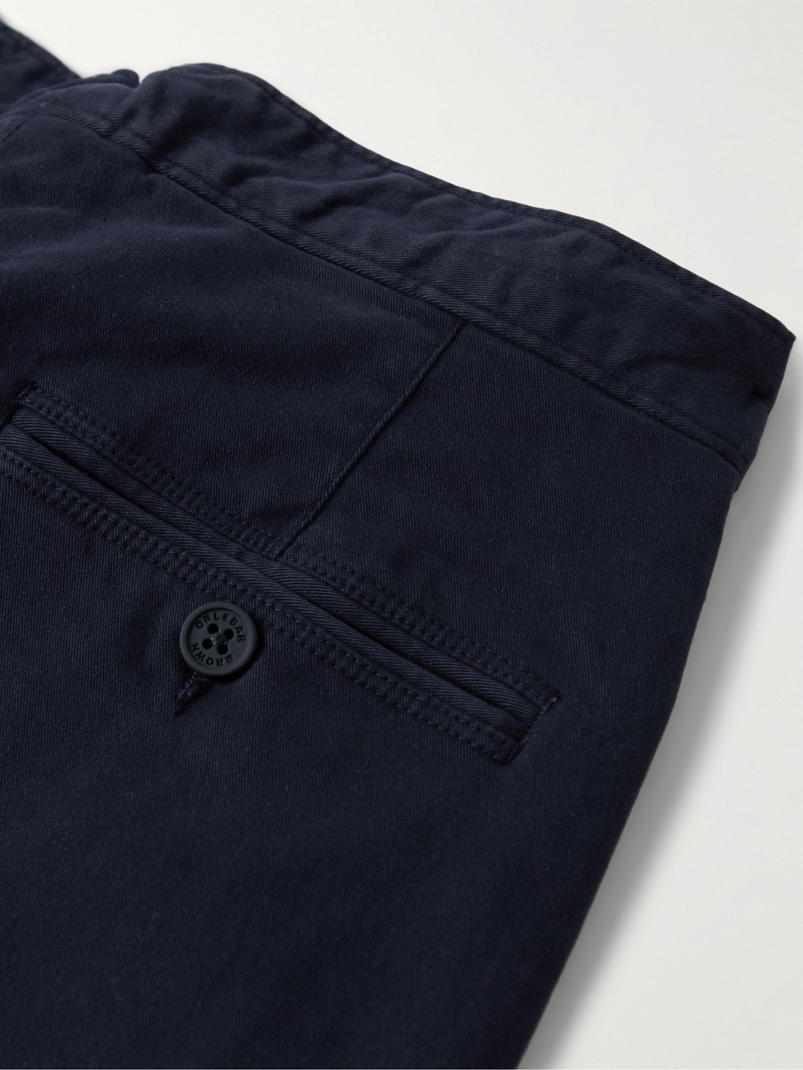 Bulldog Slim-Fit Straight-Leg Stretch-Cotton Twill Shorts