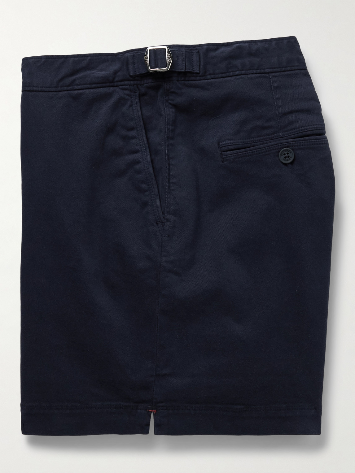 Bulldog Slim-Fit Straight-Leg Stretch-Cotton Twill Shorts