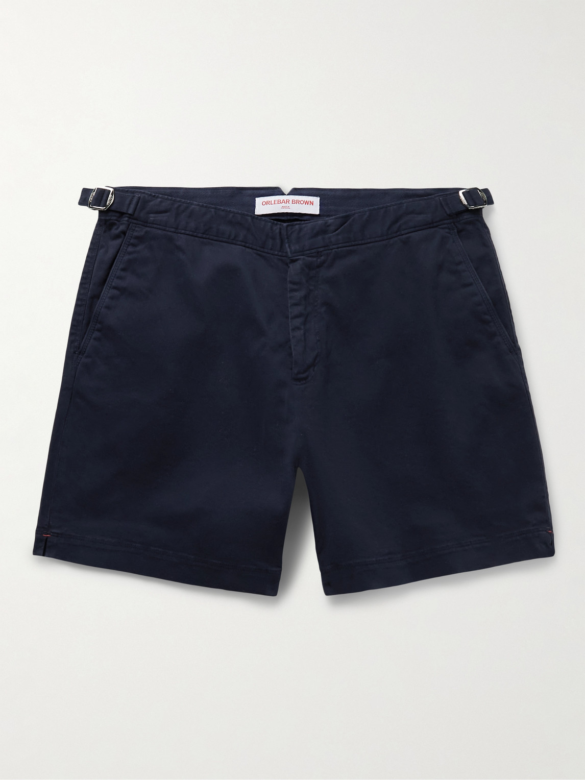 Orlebar Brown Bulldog Slim-fit Stretch-cotton Twill Shorts In Blue